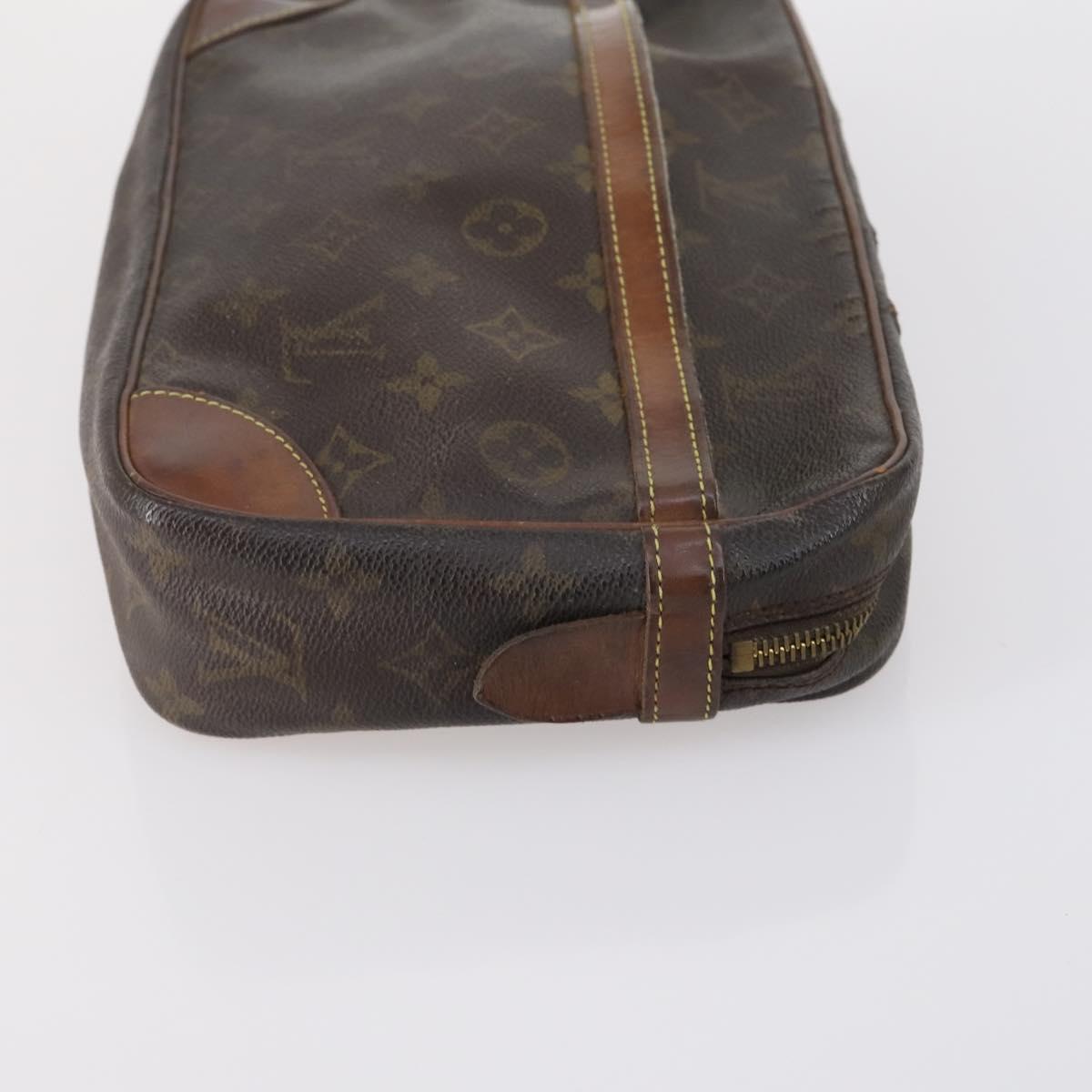 LOUIS VUITTON Gucci Monogram GG Canvas Clutch Bag 3Set Beige LV Auth th6448