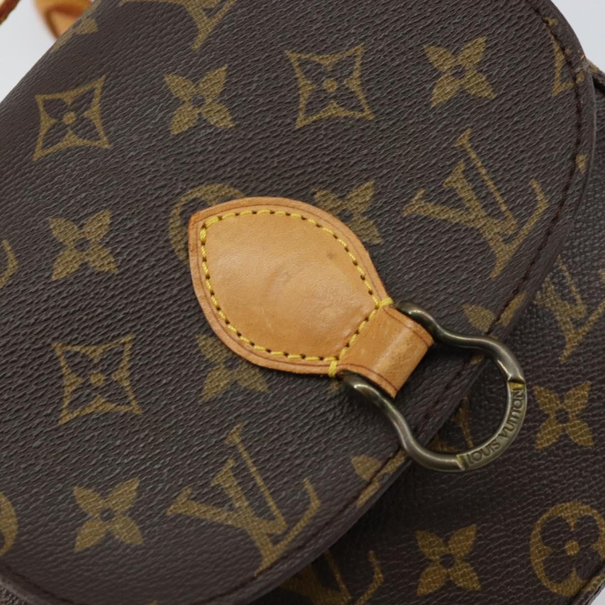 LOUIS VUITTON Monogram Saint Cloud PM Shoulder Bag M51244 LV Auth th6450