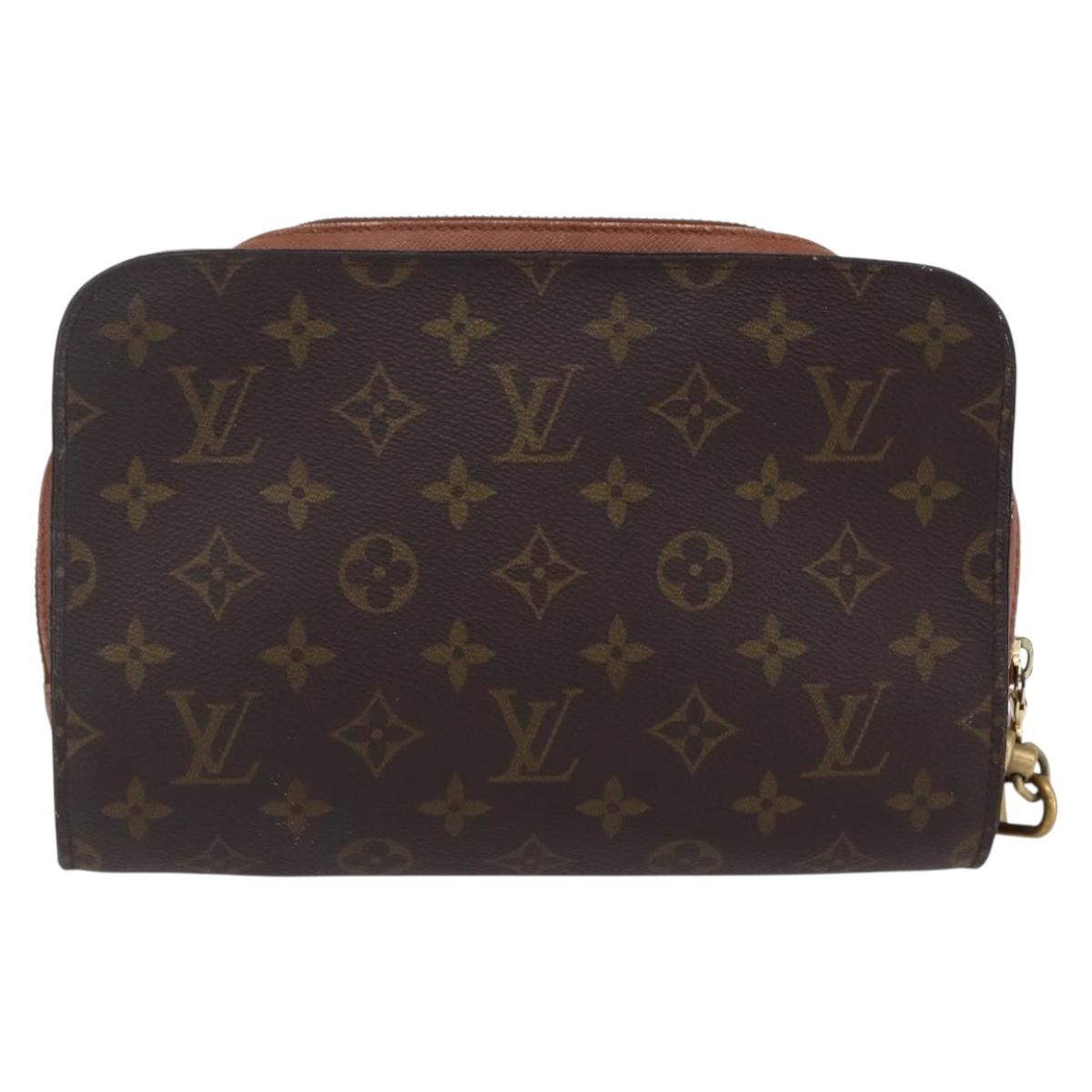 LOUIS VUITTON Monogram Orsay Clutch Bag M51790 LV Auth th6452