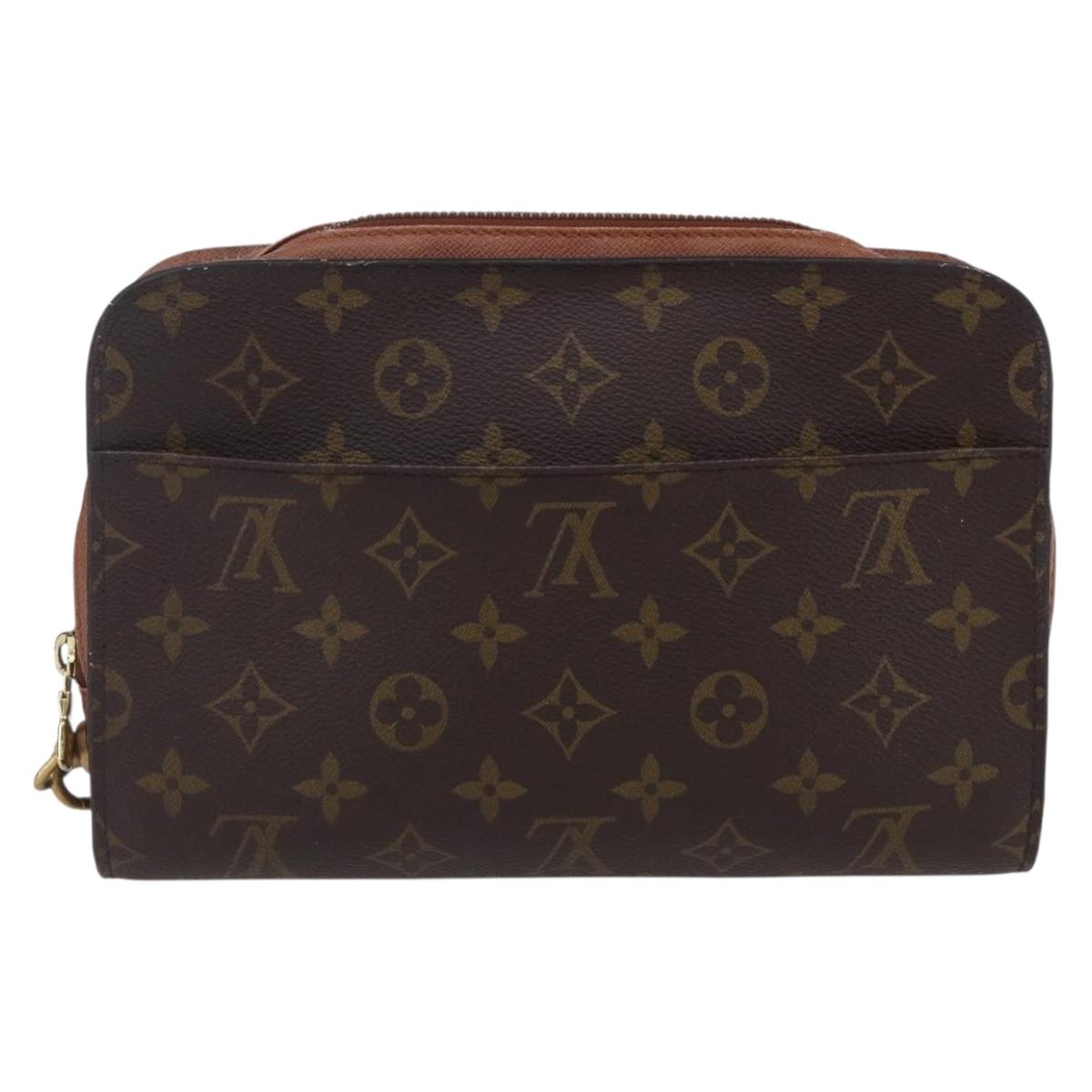 LOUIS VUITTON Monogram Orsay Clutch Bag M51790 LV Auth th6452