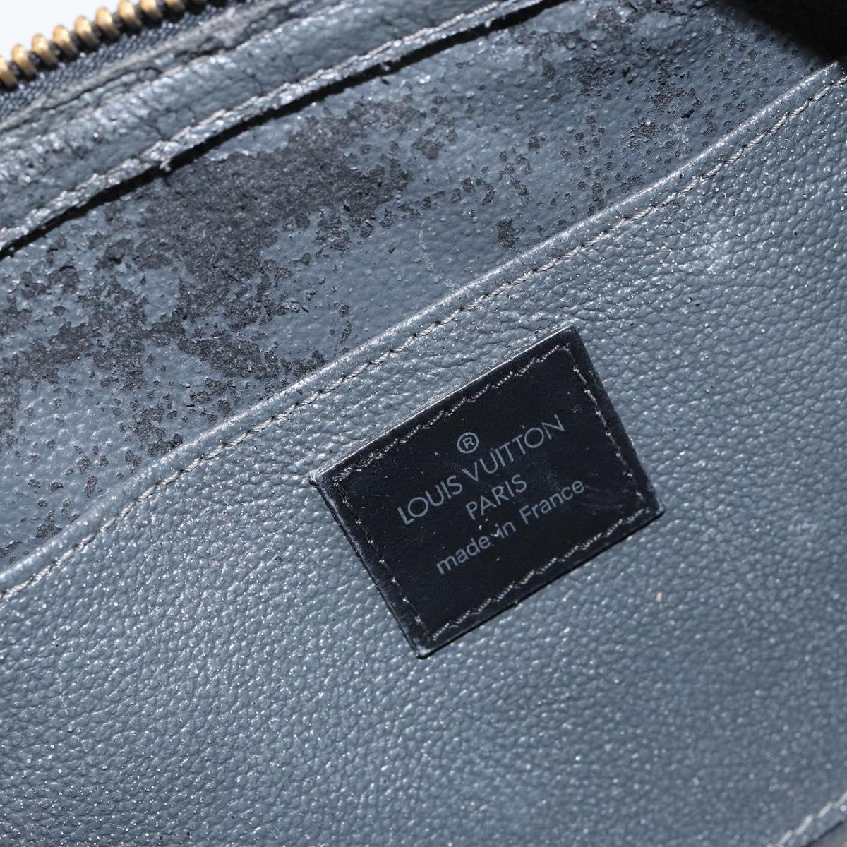 LOUIS VUITTON Epi Dauphine GM Cosmetic Pouch Black M48432 LV Auth th6458