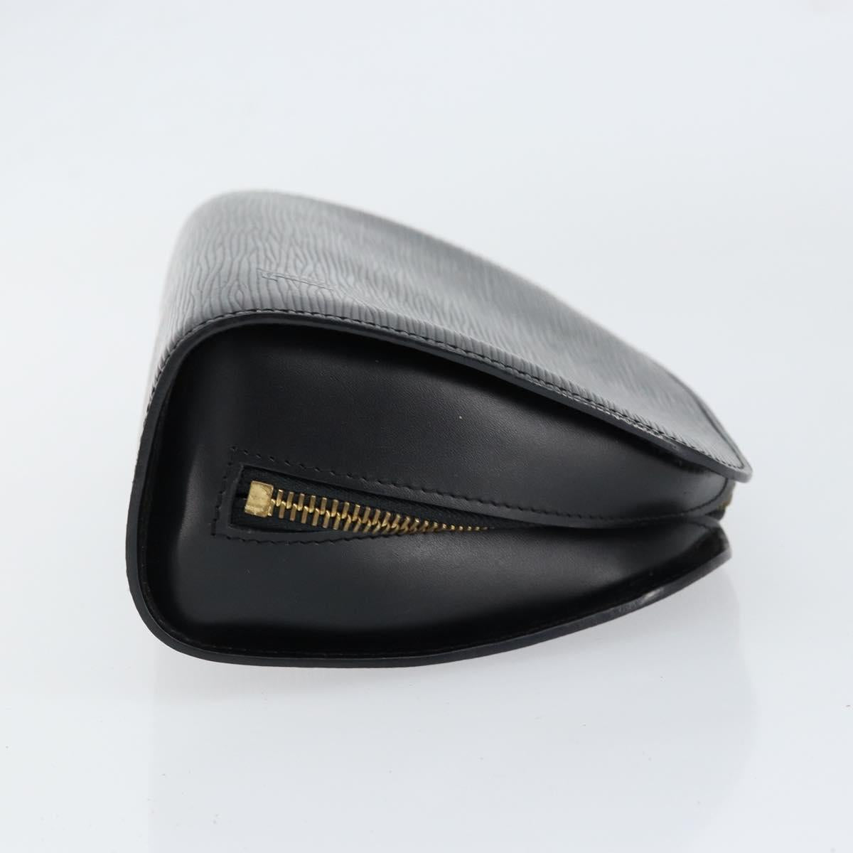 LOUIS VUITTON Epi Dauphine GM Cosmetic Pouch Black M48432 LV Auth th6458