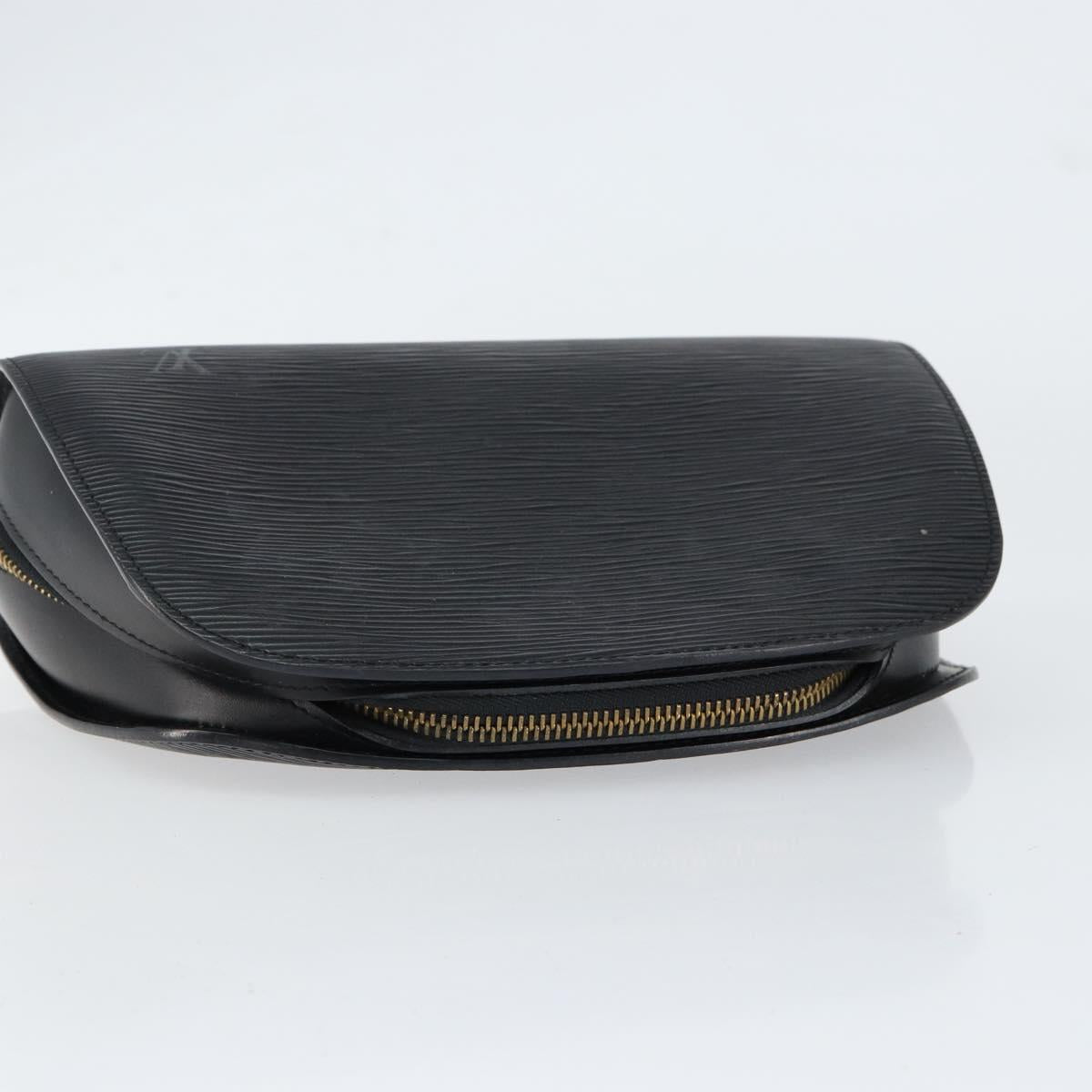 LOUIS VUITTON Epi Dauphine GM Cosmetic Pouch Black M48432 LV Auth th6458