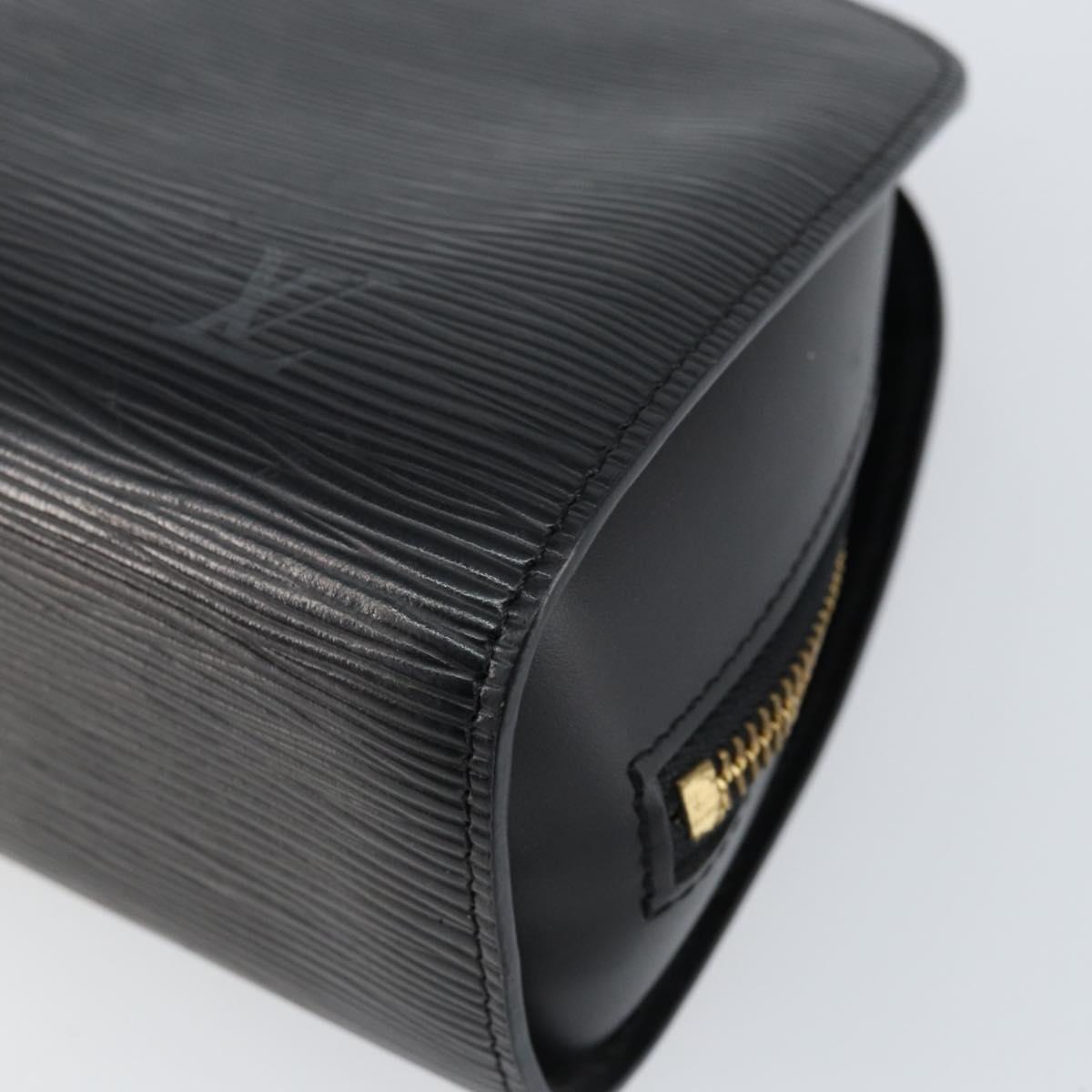 LOUIS VUITTON Epi Dauphine GM Cosmetic Pouch Black M48432 LV Auth th6458