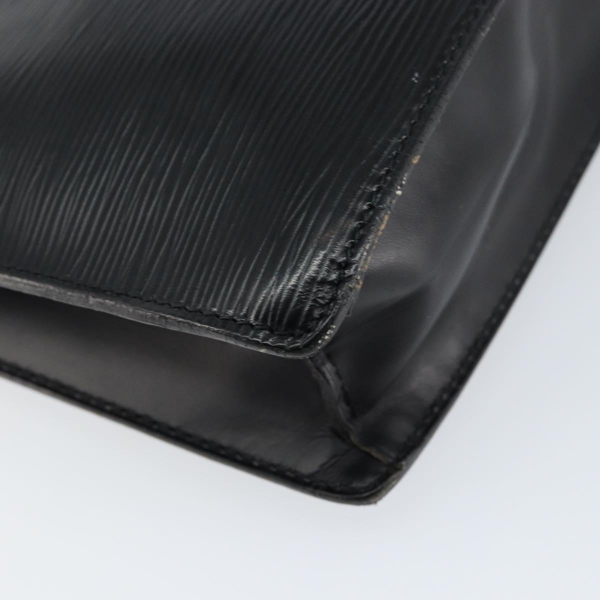 LOUIS VUITTON Epi Serie Dragonne Clutch Bag Black Noir M52612 LV Auth th6460