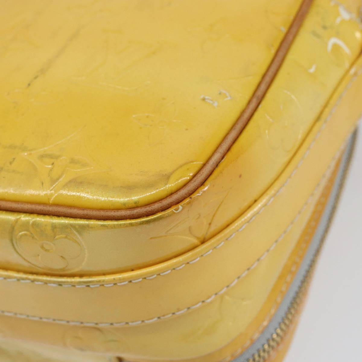 LOUIS VUITTON Monogram Vernis Wooster Shoulder Bag Gris M91036 LV Auth th6463