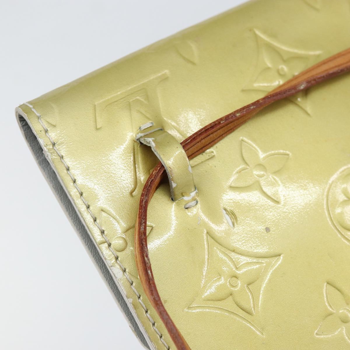 LOUIS VUITTON Monogram Vernis Kenmare Shoulder Bag Gris M91060 LV Auth th6464