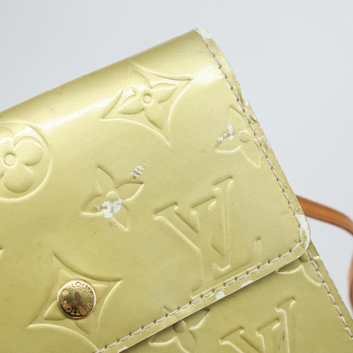 LOUIS VUITTON Monogram Vernis Kenmare Shoulder Bag Gris M91060 LV Auth th6464