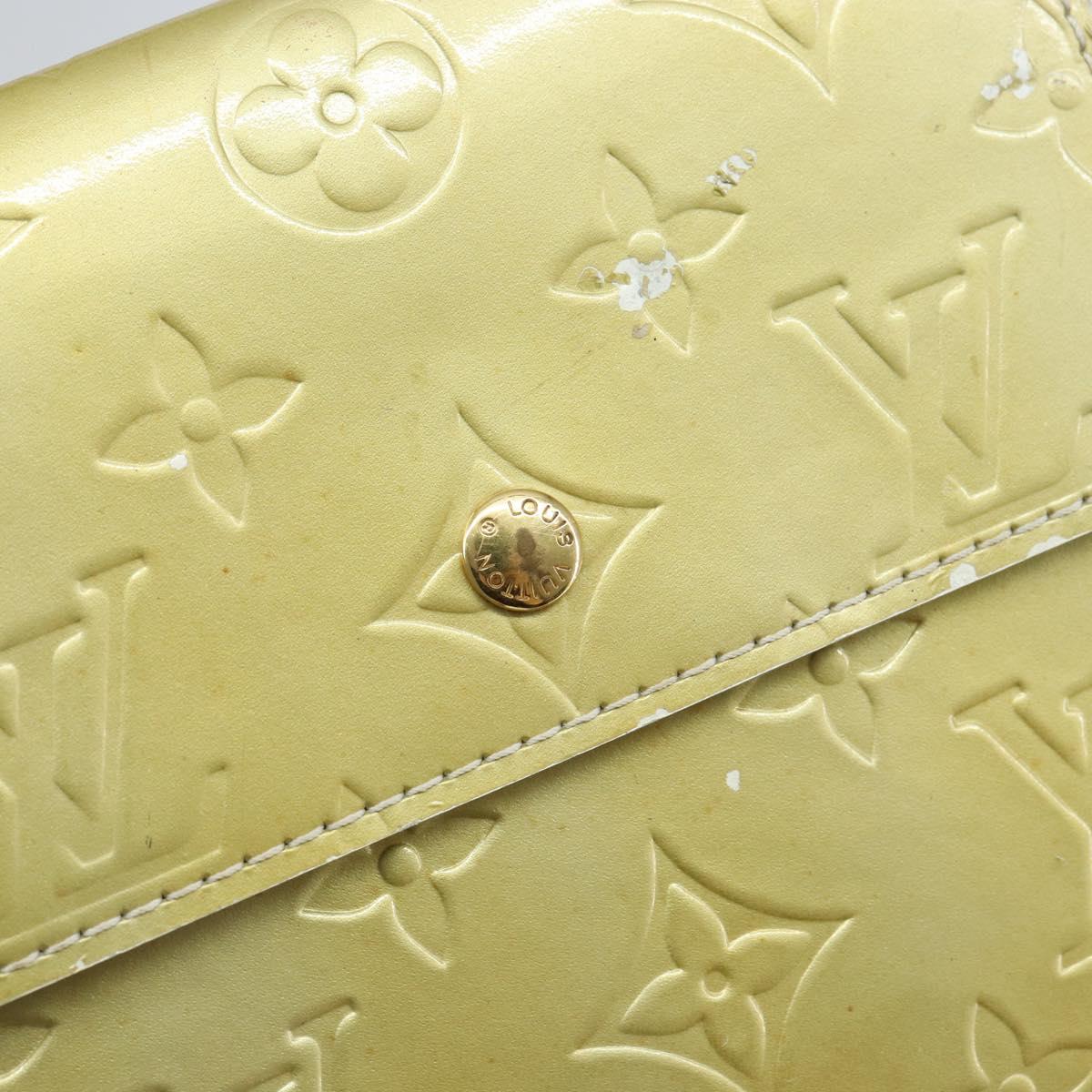 LOUIS VUITTON Monogram Vernis Kenmare Shoulder Bag Gris M91060 LV Auth th6464