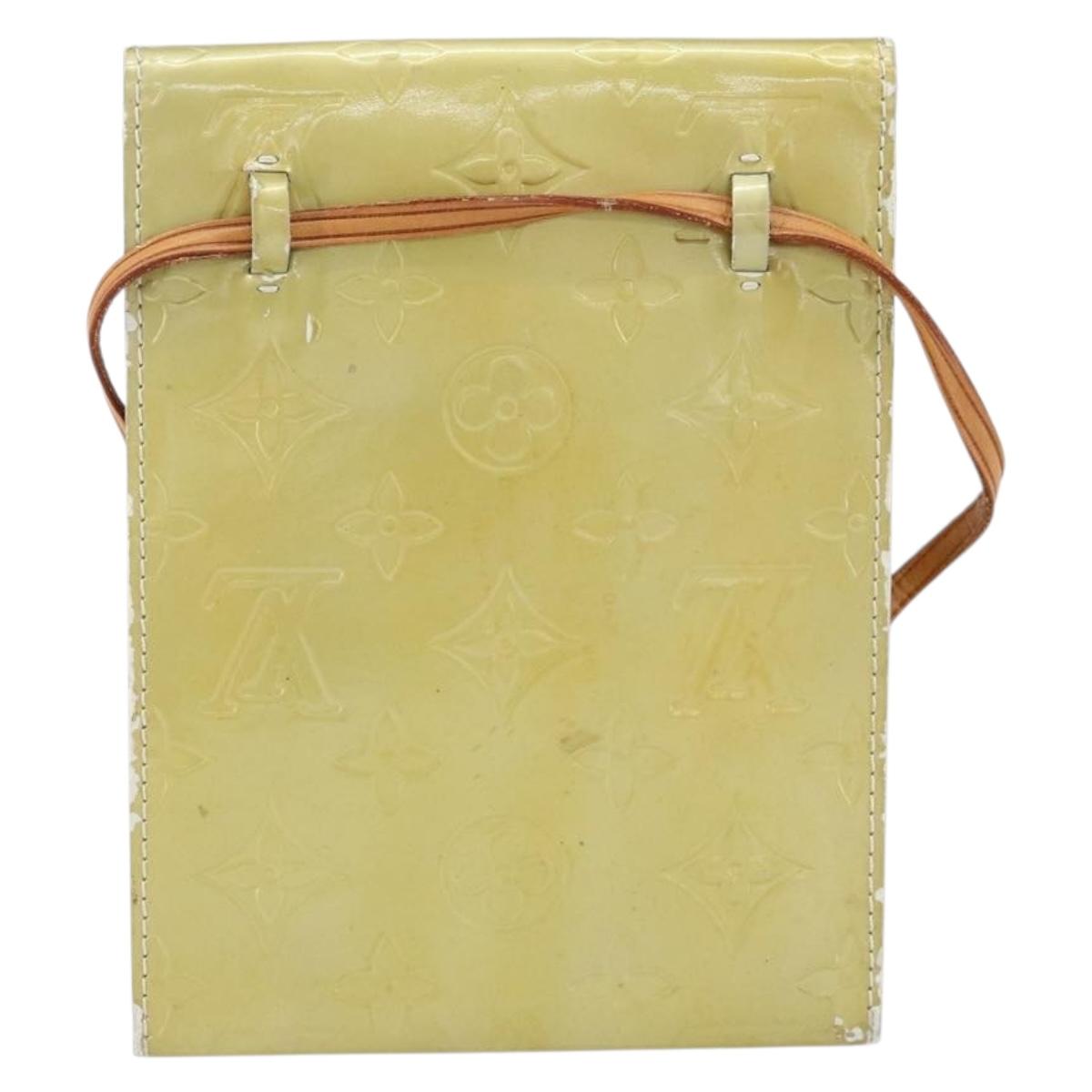 LOUIS VUITTON Monogram Vernis Kenmare Shoulder Bag Gris M91060 LV Auth th6464