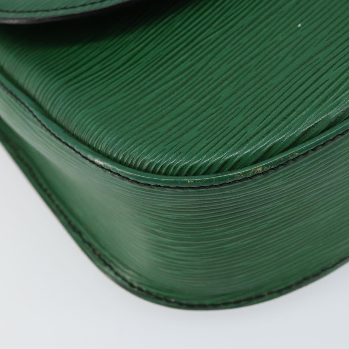 LOUIS VUITTON Epi Saint Cloud GM Shoulder Bag Green M52194 LV Auth th6465