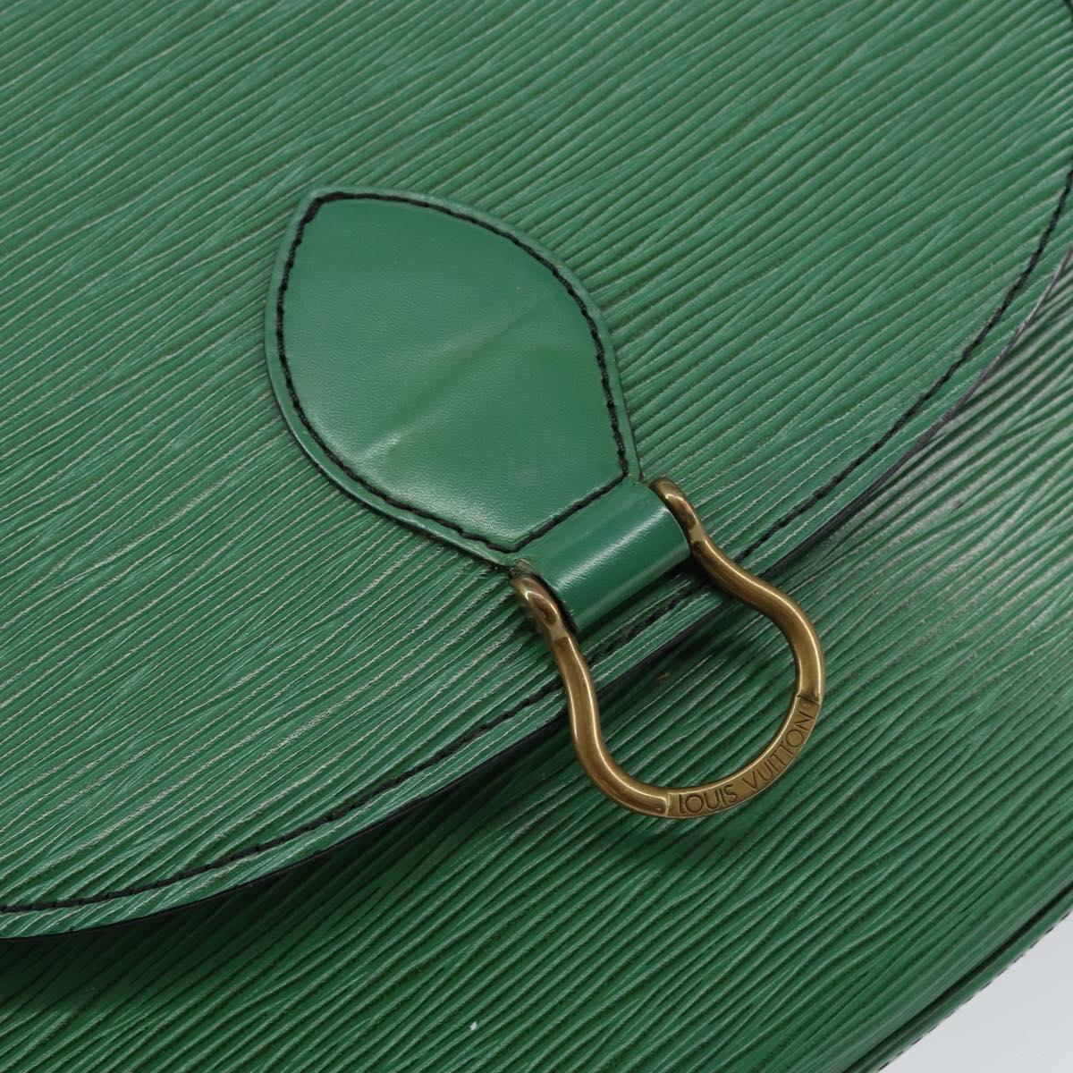 LOUIS VUITTON Epi Saint Cloud GM Shoulder Bag Green M52194 LV Auth th6465