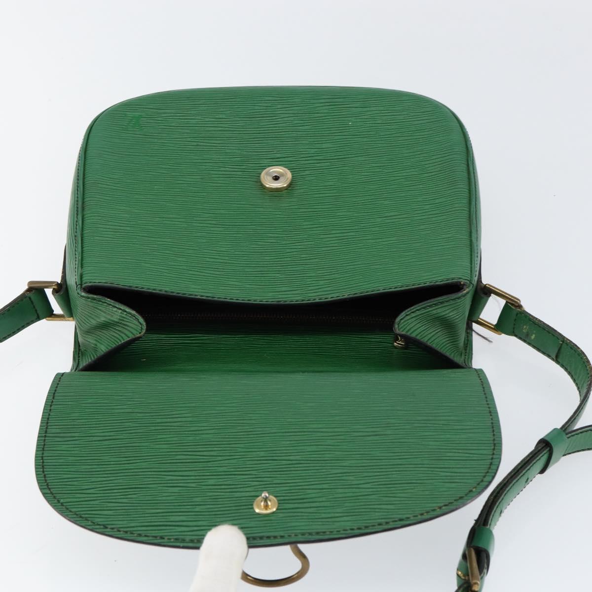 LOUIS VUITTON Epi Saint Cloud GM Shoulder Bag Green M52194 LV Auth th6465