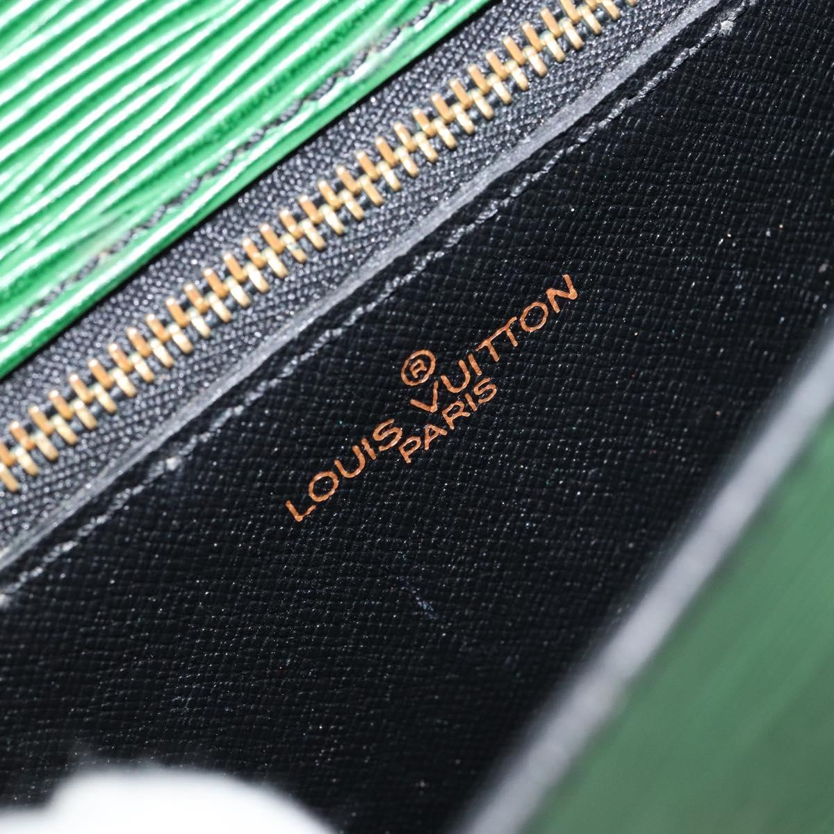 LOUIS VUITTON Epi Saint Cloud GM Shoulder Bag Green M52194 LV Auth th6465