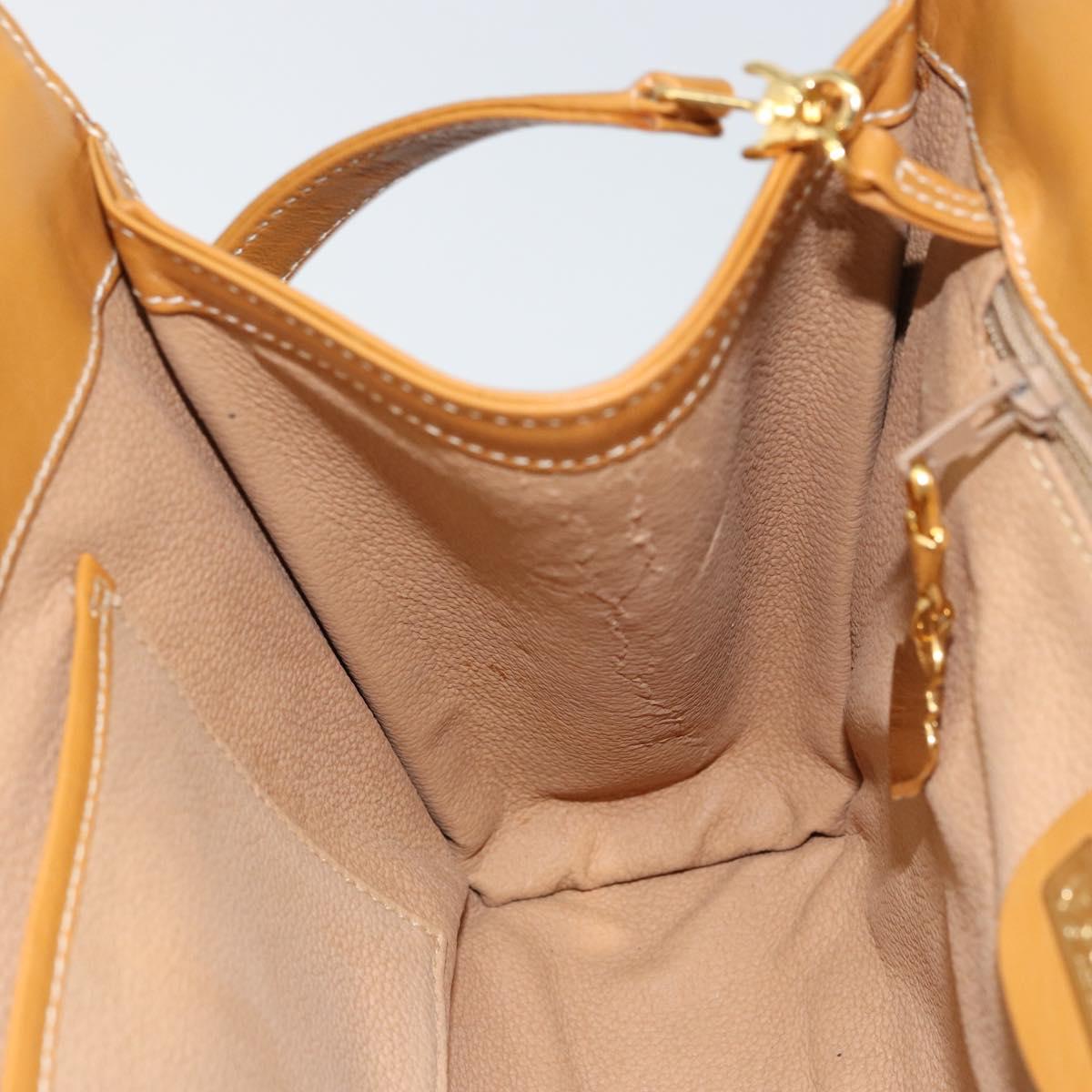 GUCCI Shoulder Bag Canvas Leather Beige 004 113 0364 Auth th6466