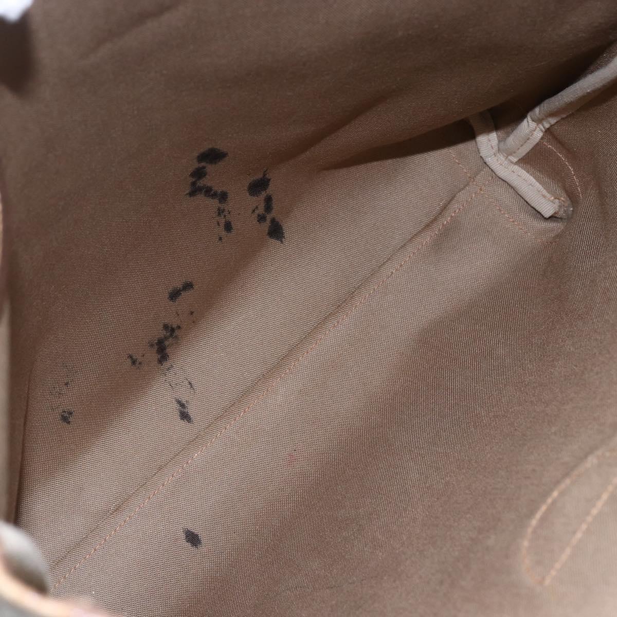 GUCCI GG Supreme Web Sherry Line Tote Bag PVC Beige Gold 002 39 0163 Auth th6468