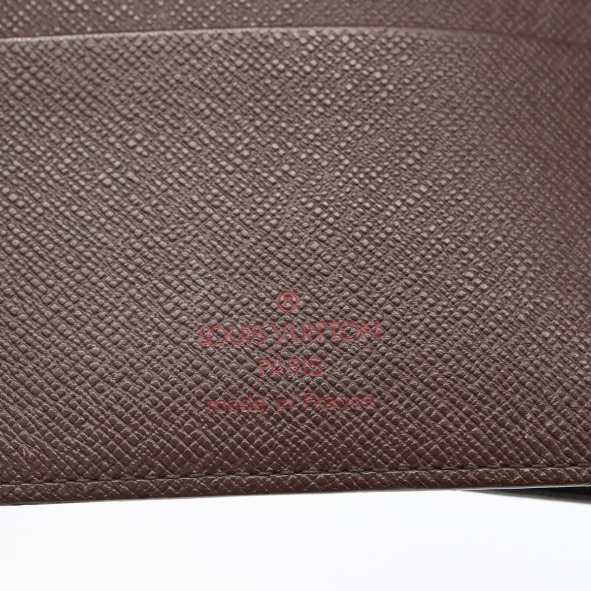 LOUIS VUITTON Damier Ebene Agenda MM Day Planner Cover R20240 LV Auth th6470