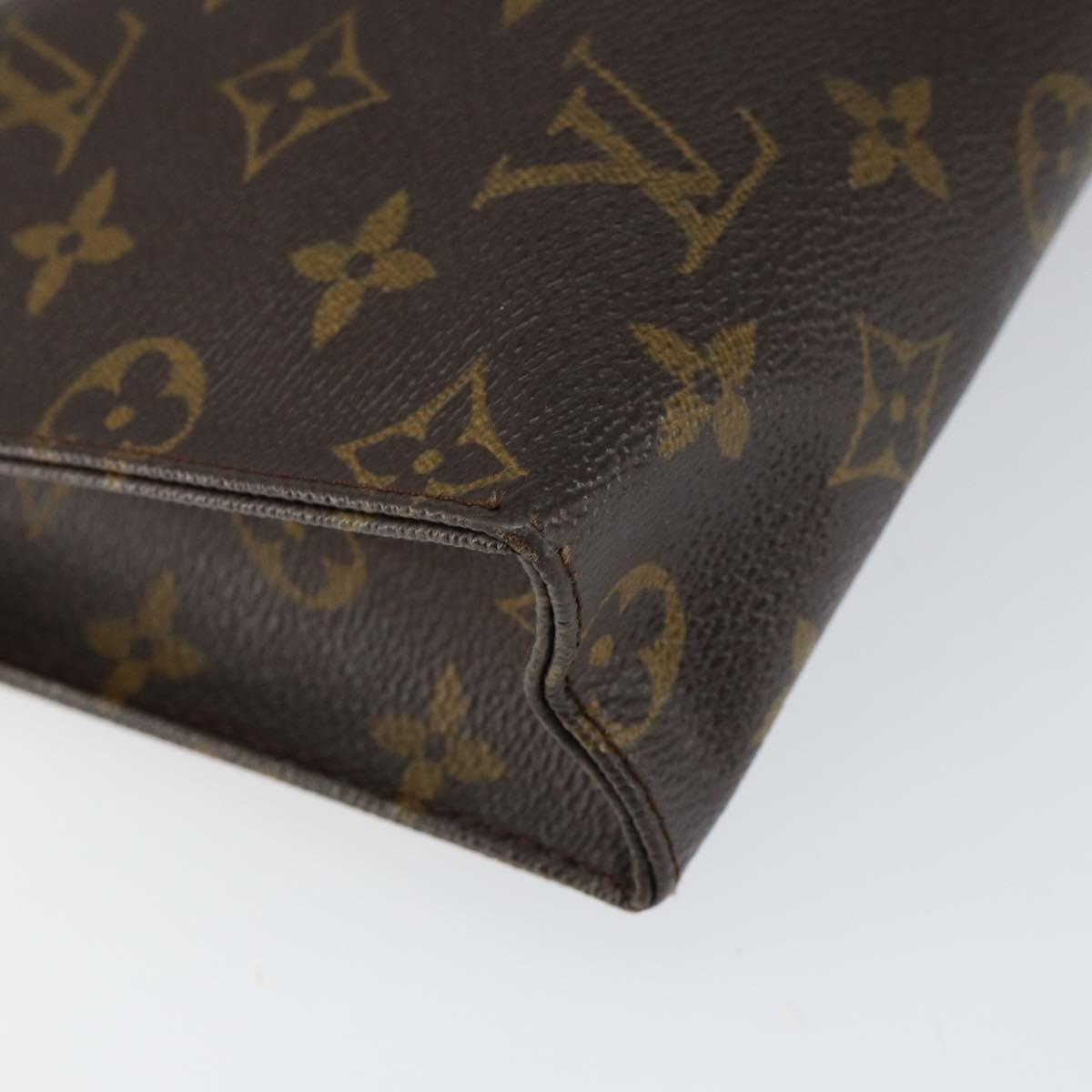 LOUIS VUITTON Monogram Poche Toilette 26 Pouch M47542 LV Auth th6471