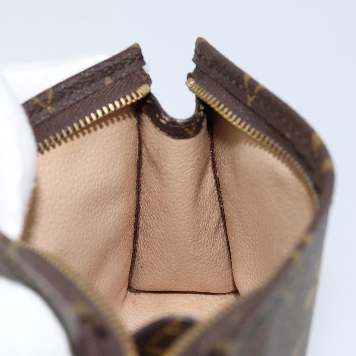 LOUIS VUITTON Monogram Poche Toilette 15 Pouch M47546 LV Auth th6472
