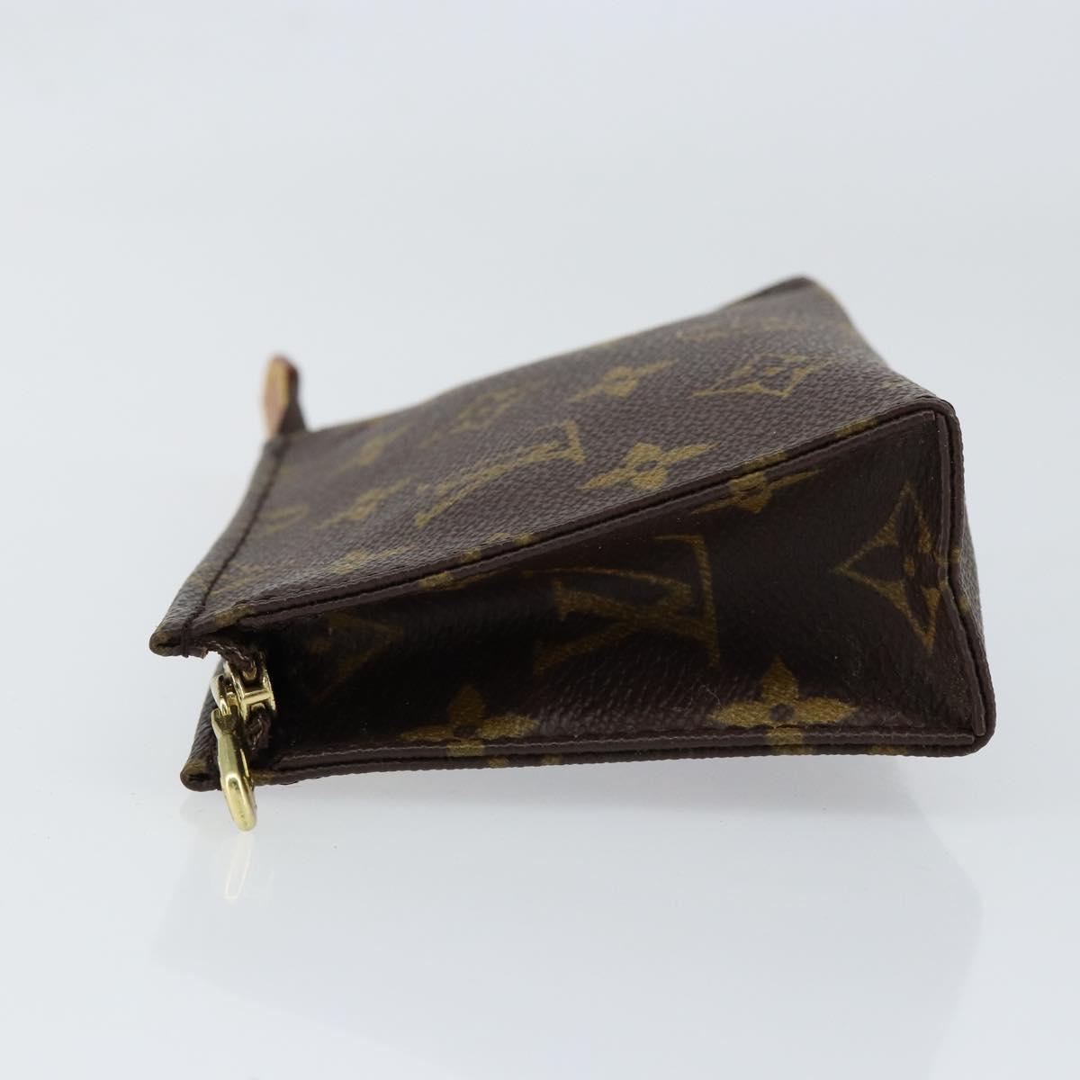 LOUIS VUITTON Monogram Poche Toilette 15 Pouch M47546 LV Auth th6472