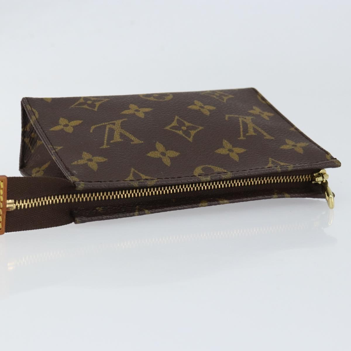 LOUIS VUITTON Monogram Poche Toilette 15 Pouch M47546 LV Auth th6472