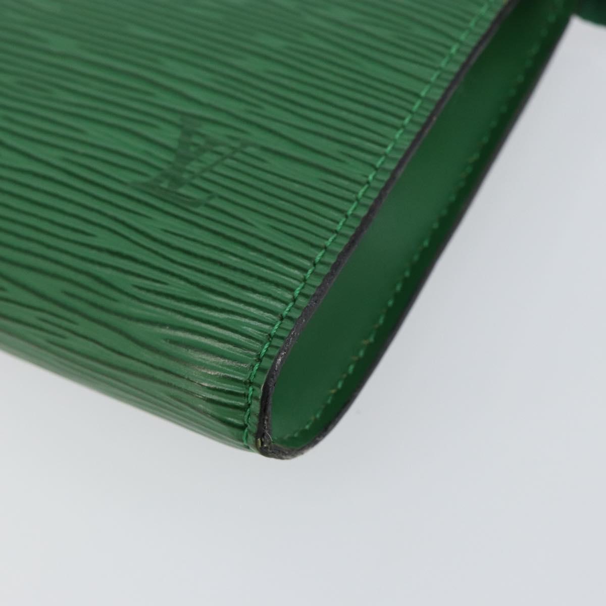 LOUIS VUITTON Epi Pochette Accessoires Accessory Pouch Green M52984 Auth th6474