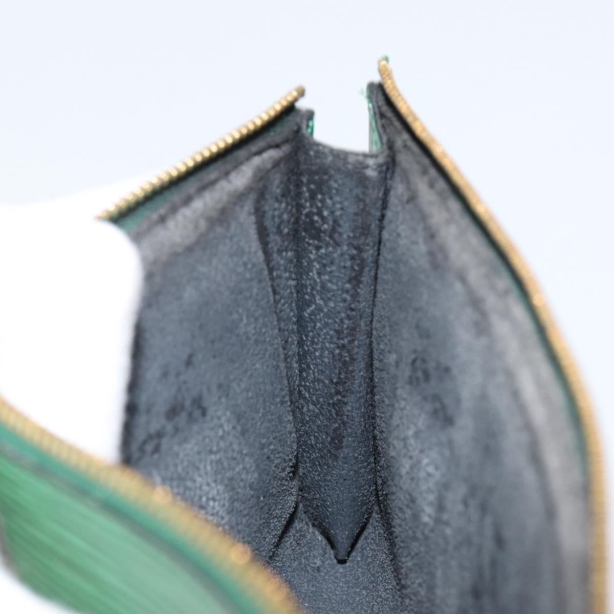 LOUIS VUITTON Epi Pochette Accessoires Accessory Pouch Green M52984 Auth th6474