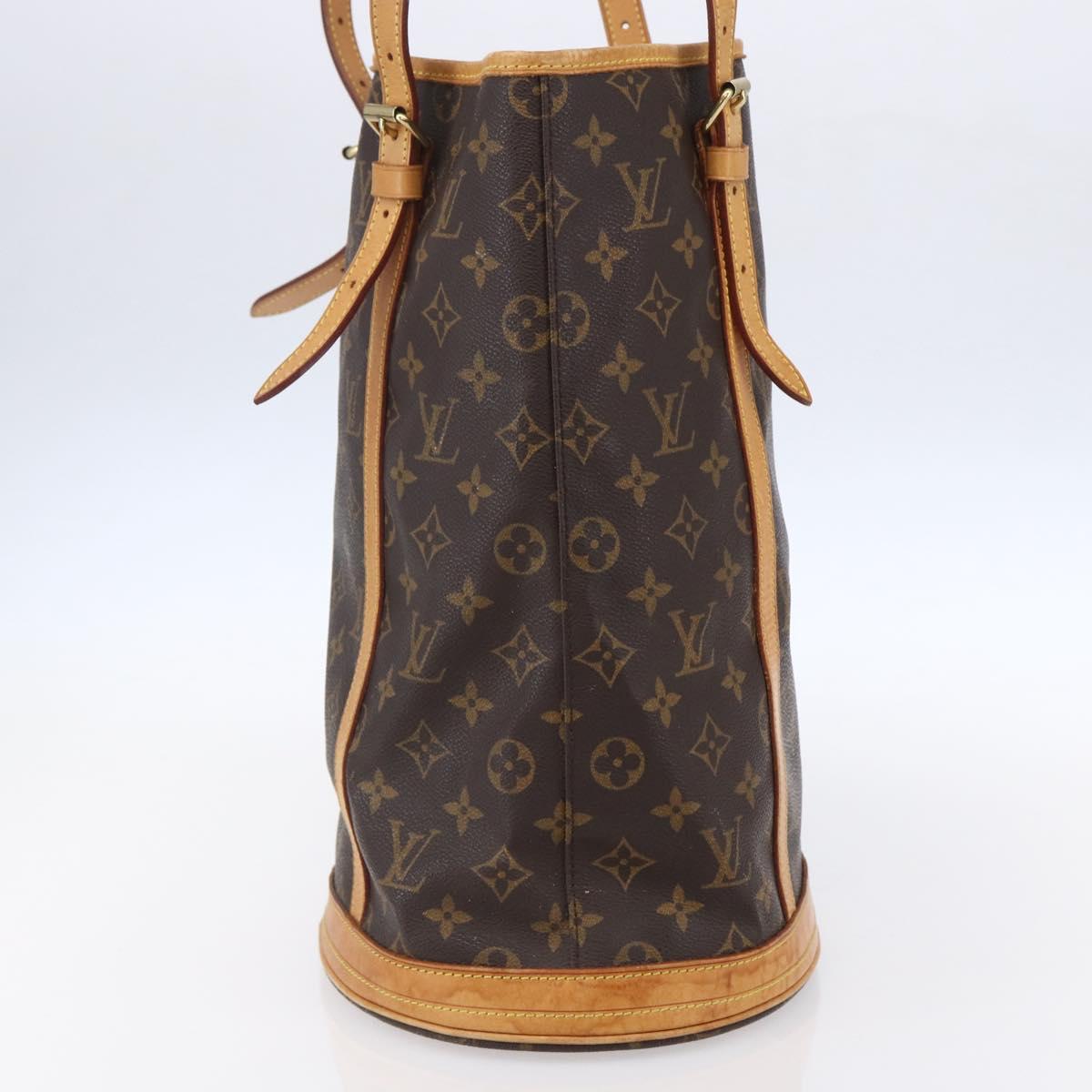 LOUIS VUITTON Monogram Bucket GM Shoulder Bag M42236 LV Auth th6478