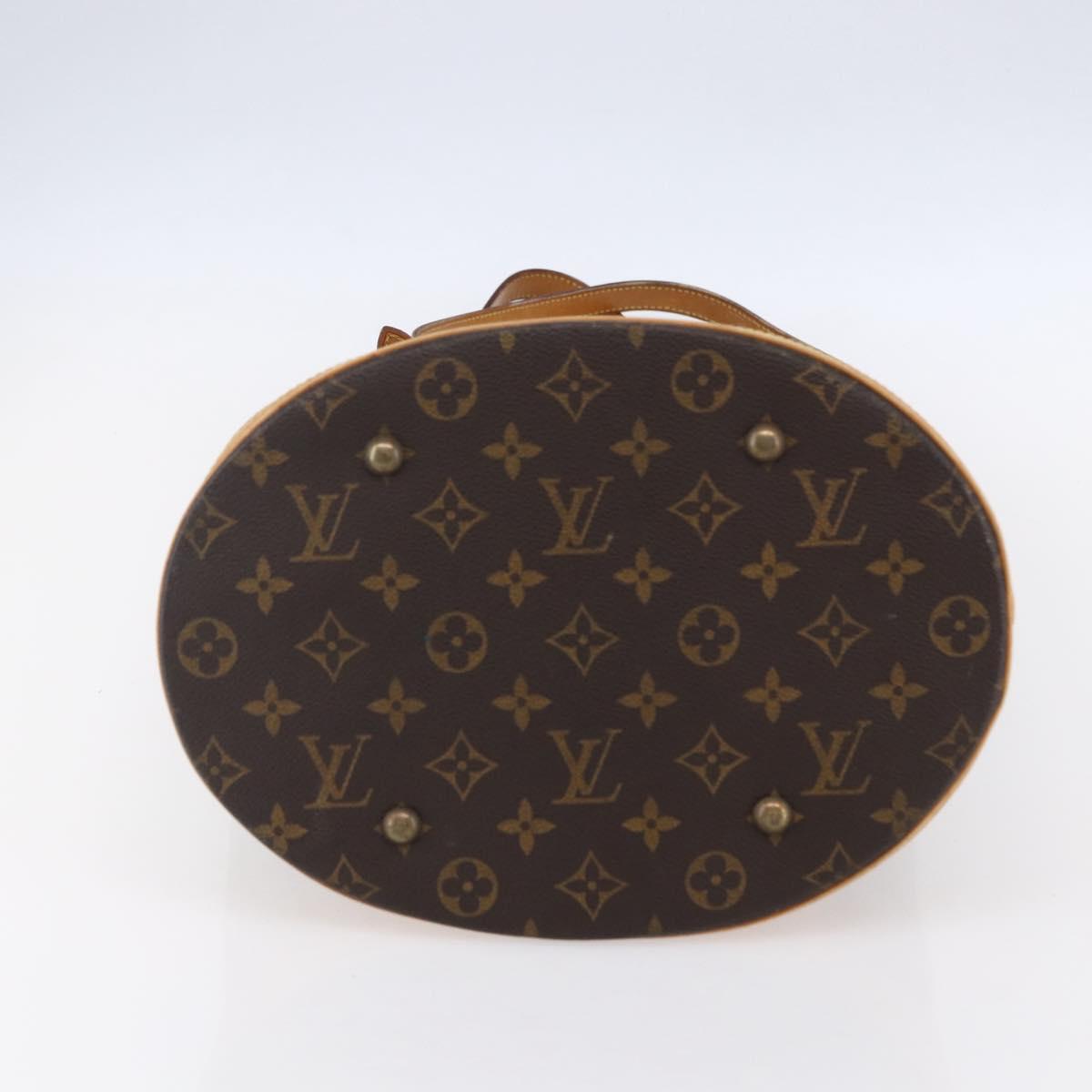 LOUIS VUITTON Monogram Bucket GM Shoulder Bag M42236 LV Auth th6478