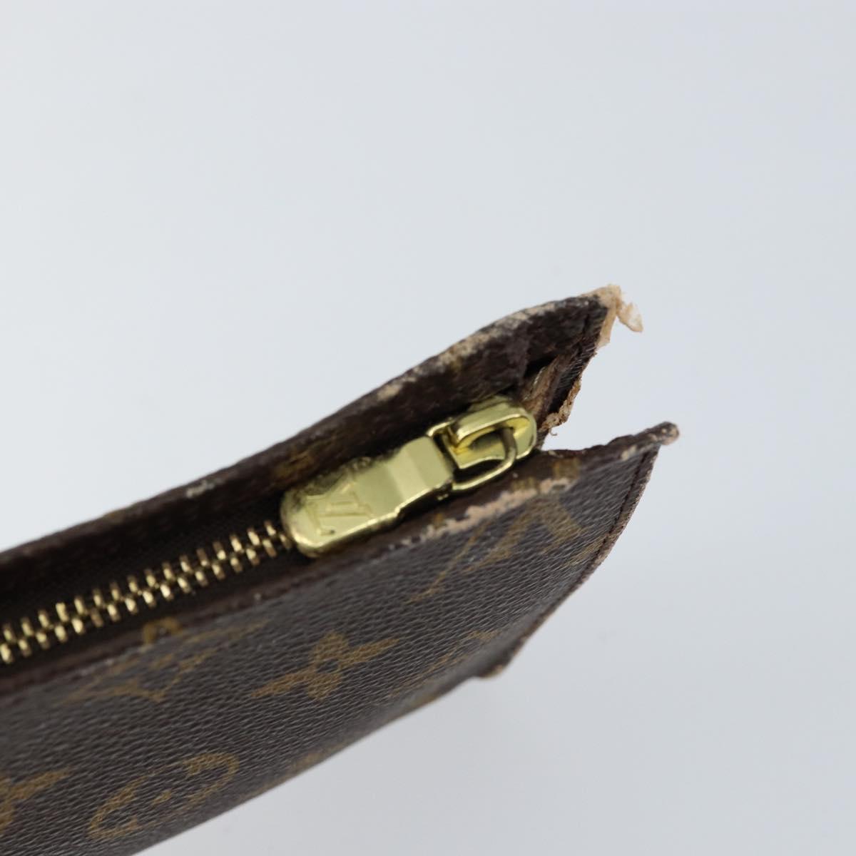 LOUIS VUITTON Monogram Bucket GM Accessory Pouch LV Auth th6479