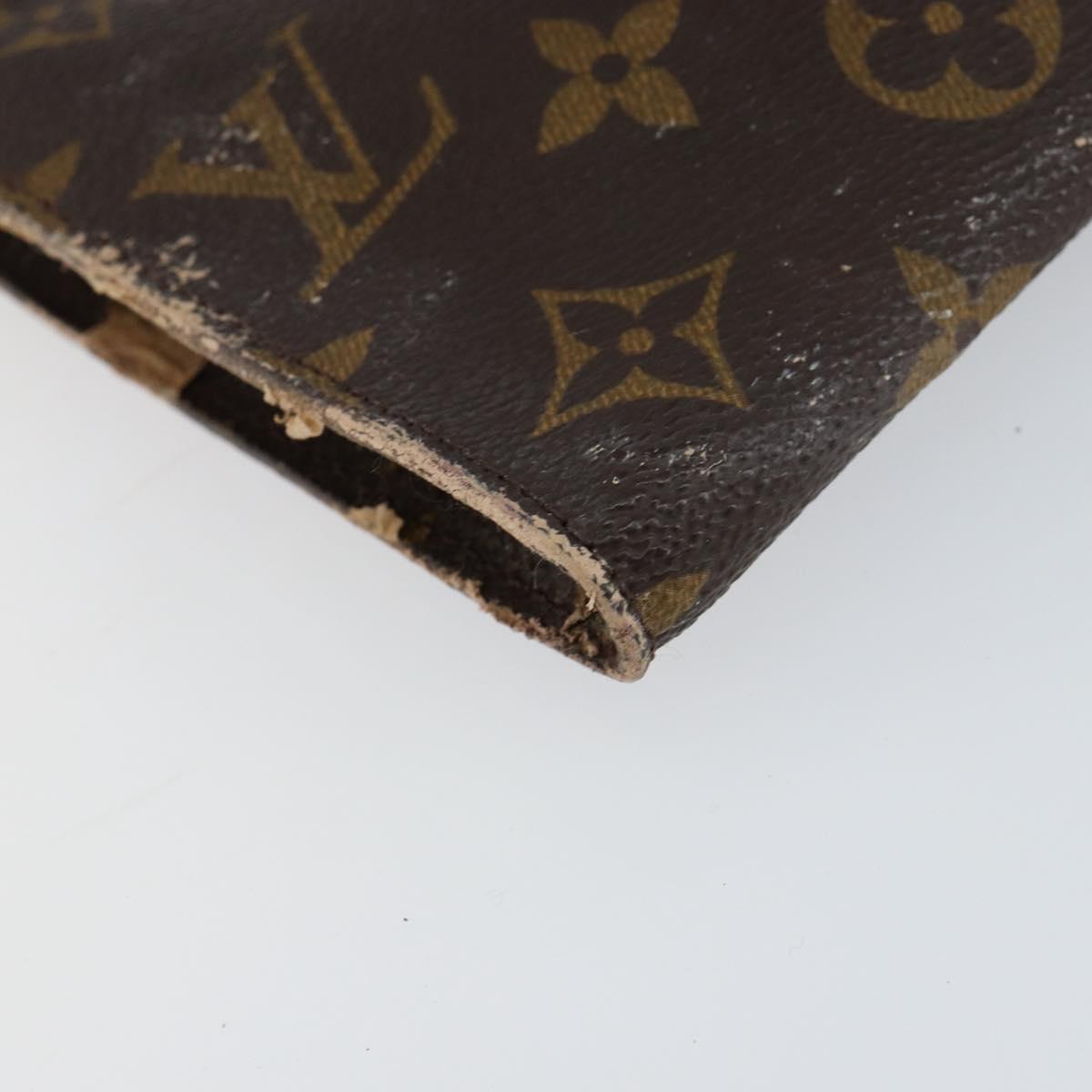 LOUIS VUITTON Monogram Bucket GM Accessory Pouch LV Auth th6479