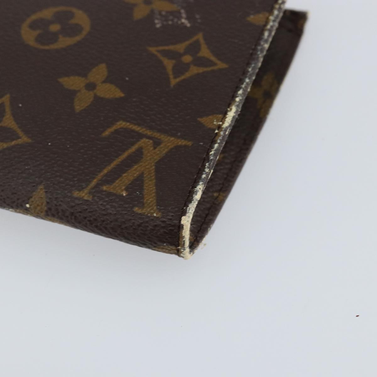 LOUIS VUITTON Monogram Bucket GM Accessory Pouch Vintage LV Auth th6481