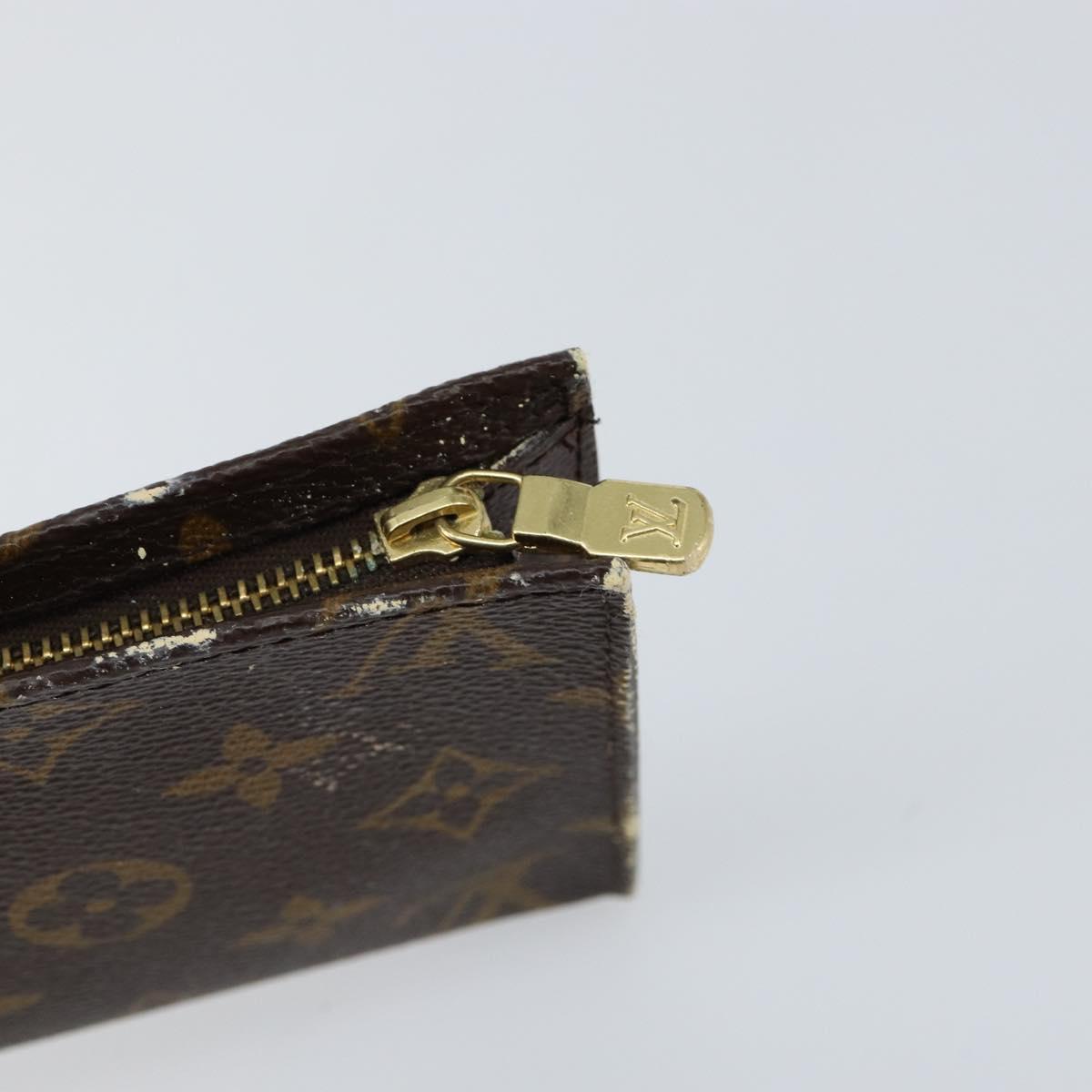 LOUIS VUITTON Monogram Bucket GM Accessory Pouch Vintage LV Auth th6481