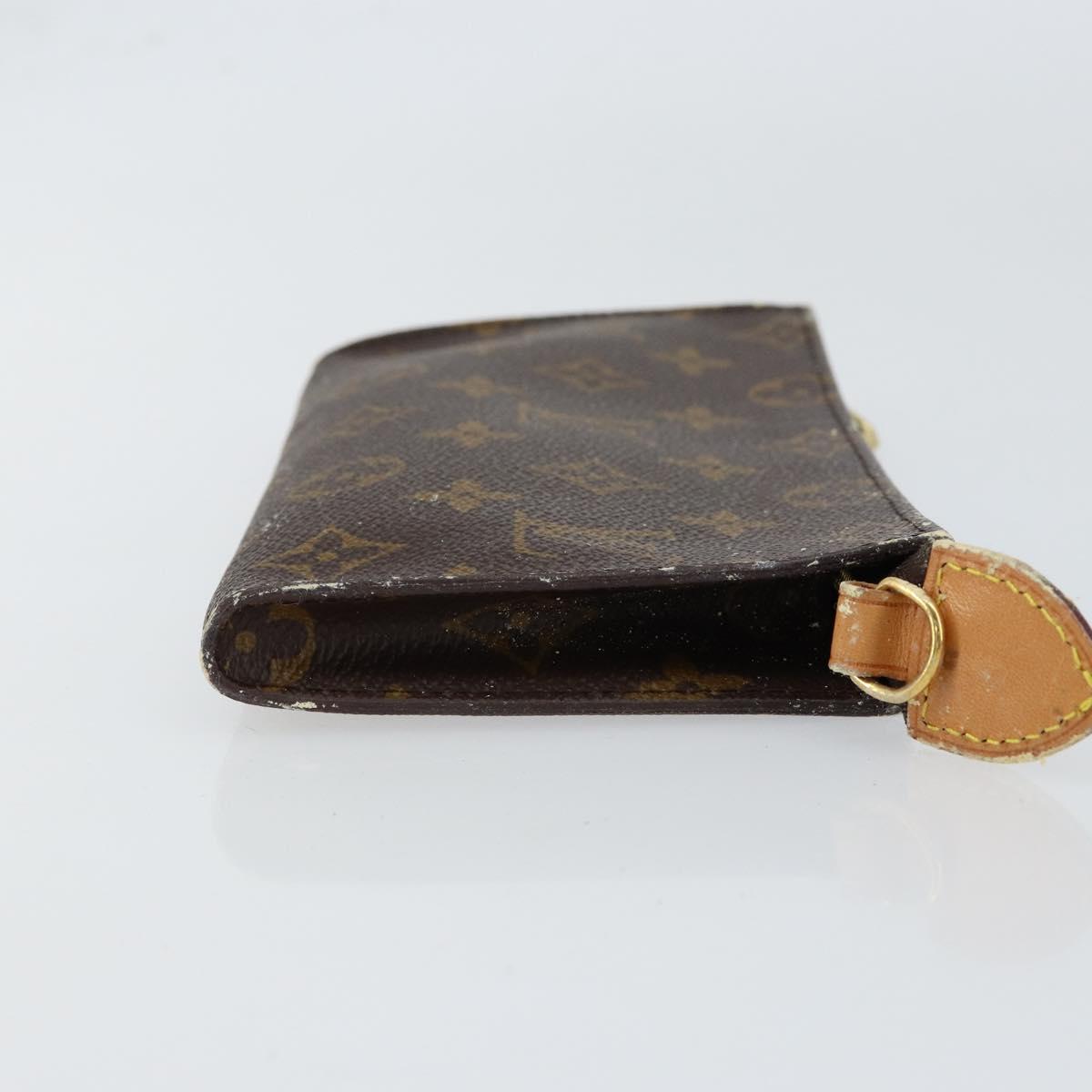 LOUIS VUITTON Monogram Bucket GM Accessory Pouch Vintage LV Auth th6481