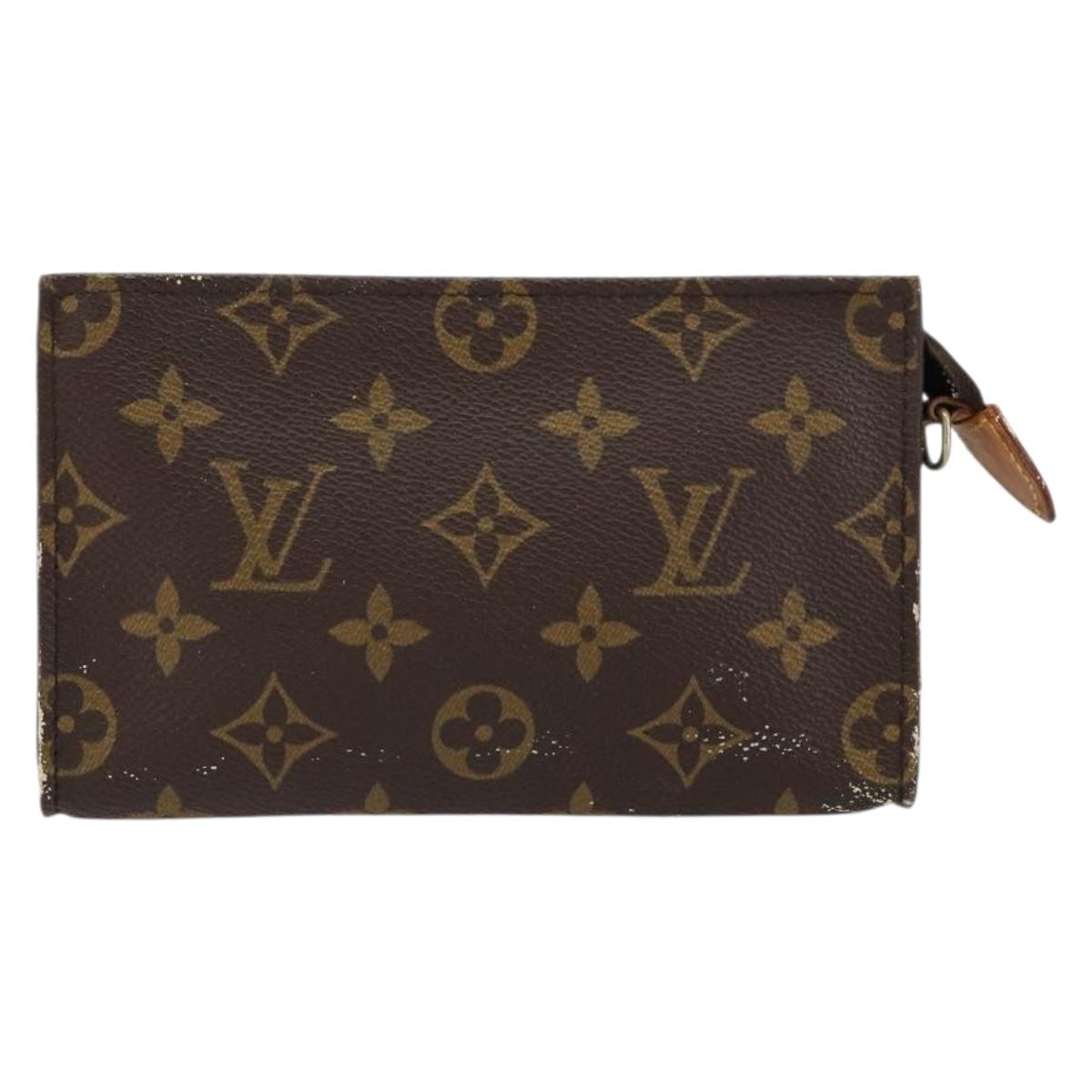 LOUIS VUITTON Monogram Bucket PM Accessory Pouch Vintage LV Auth th6483