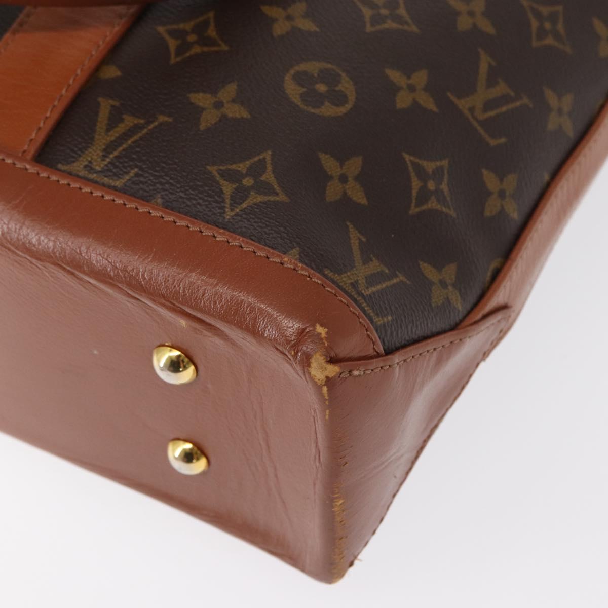 LOUIS VUITTON Monogram Sac Weekend PM Hand Bag M42425 LV Auth th6485