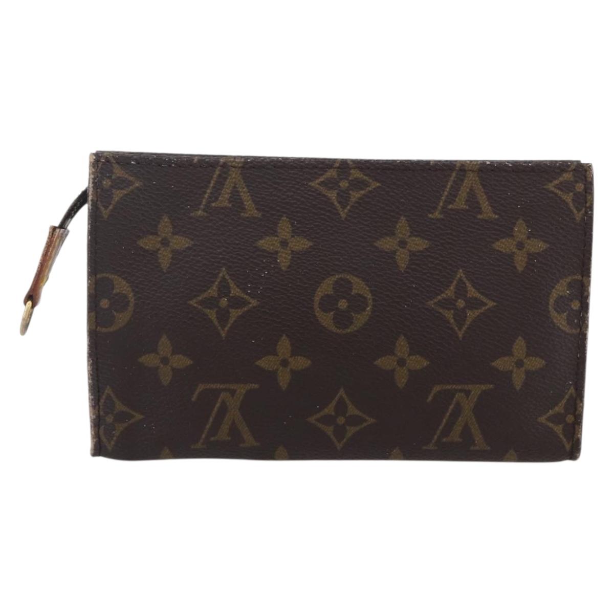 LOUIS VUITTON Monogram Bucket PM Accessory Pouch LV Auth th6492