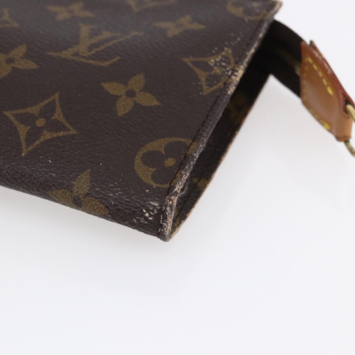 LOUIS VUITTON Monogram Bucket PM Accessory Pouch LV Auth th6492