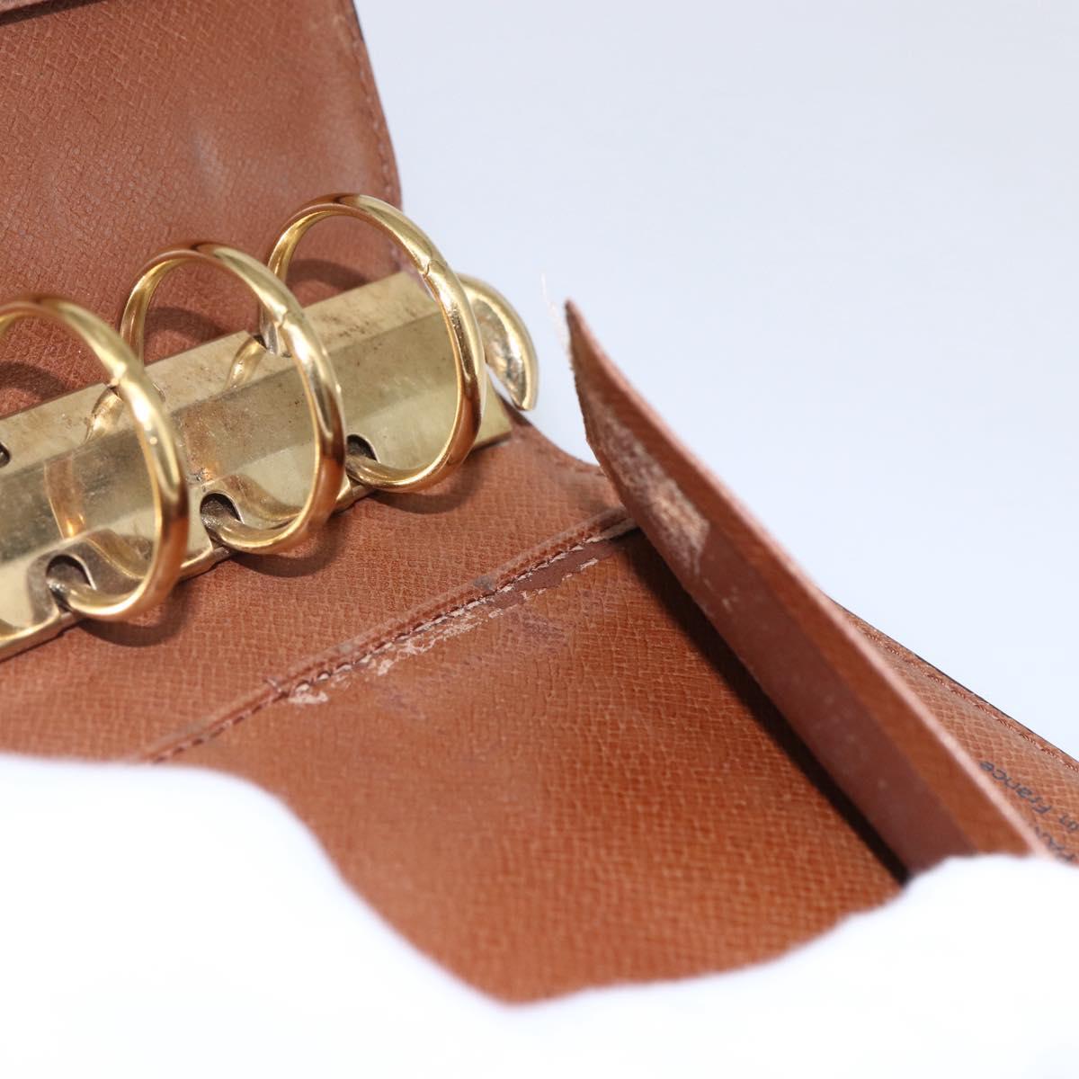 LOUIS VUITTON Monogram Agenda MM Day Planner Cover R20105 LV Auth th6493