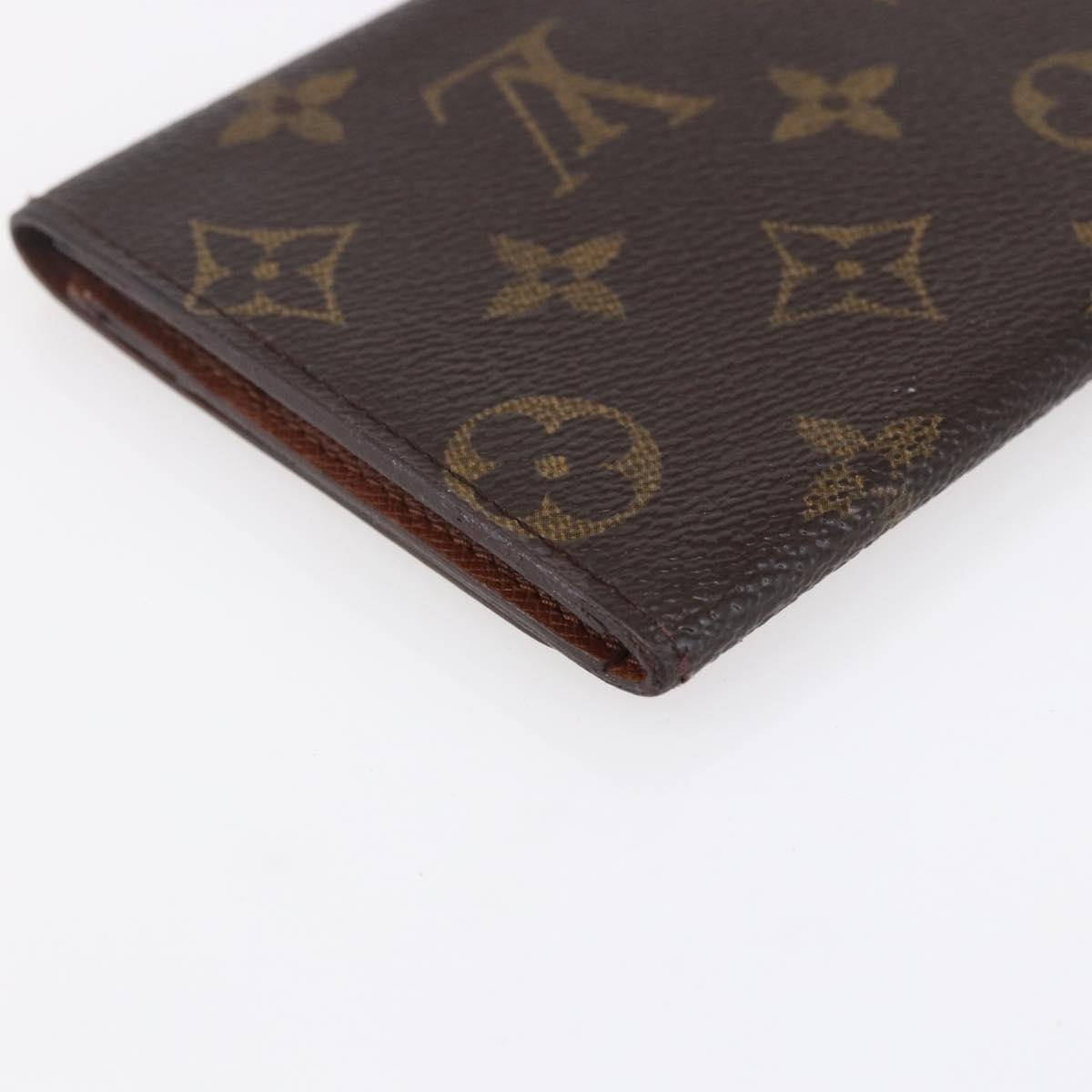 LOUIS VUITTON Monogram Porte Yen 3 Credit Long Wallet M61818 LV Auth th6494