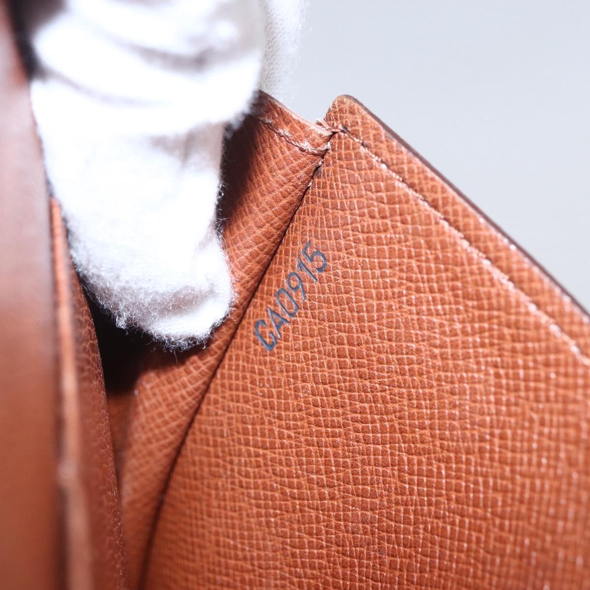 LOUIS VUITTON Monogram Porte Yen 3 Credit Long Wallet M61818 LV Auth th6494