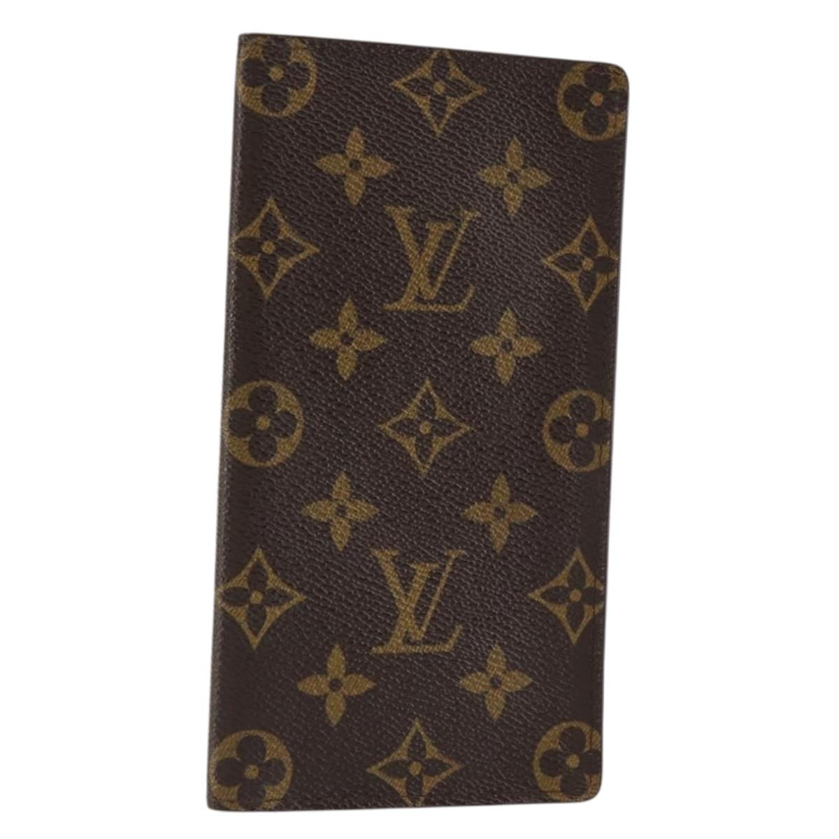 LOUIS VUITTON Monogram Porte Cartes Credit En Billfold Wallet M60825 Auth th6495