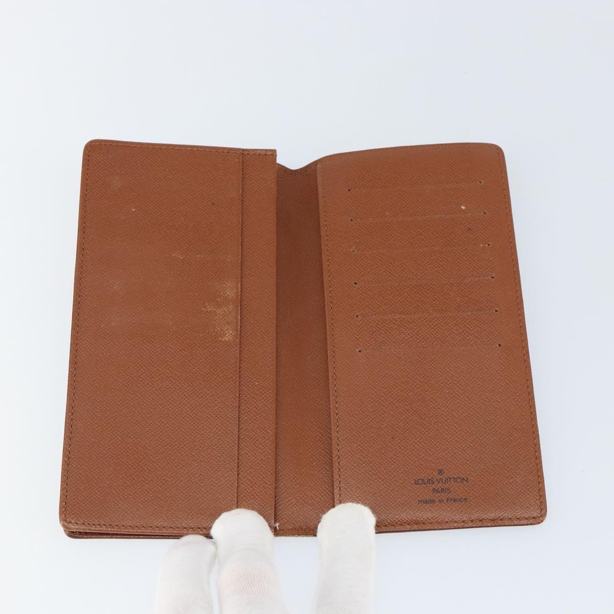 LOUIS VUITTON Monogram Porte Cartes Credit En Billfold Wallet M60825 Auth th6495