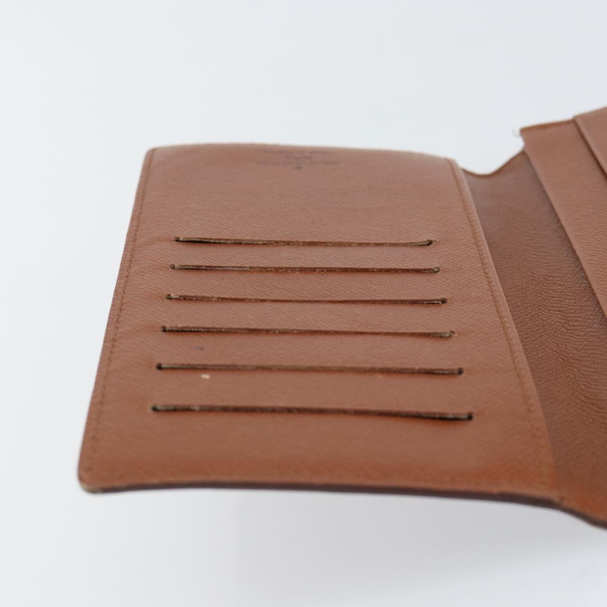 LOUIS VUITTON Monogram Porte Cartes Credit En Billfold Wallet M60825 Auth th6495