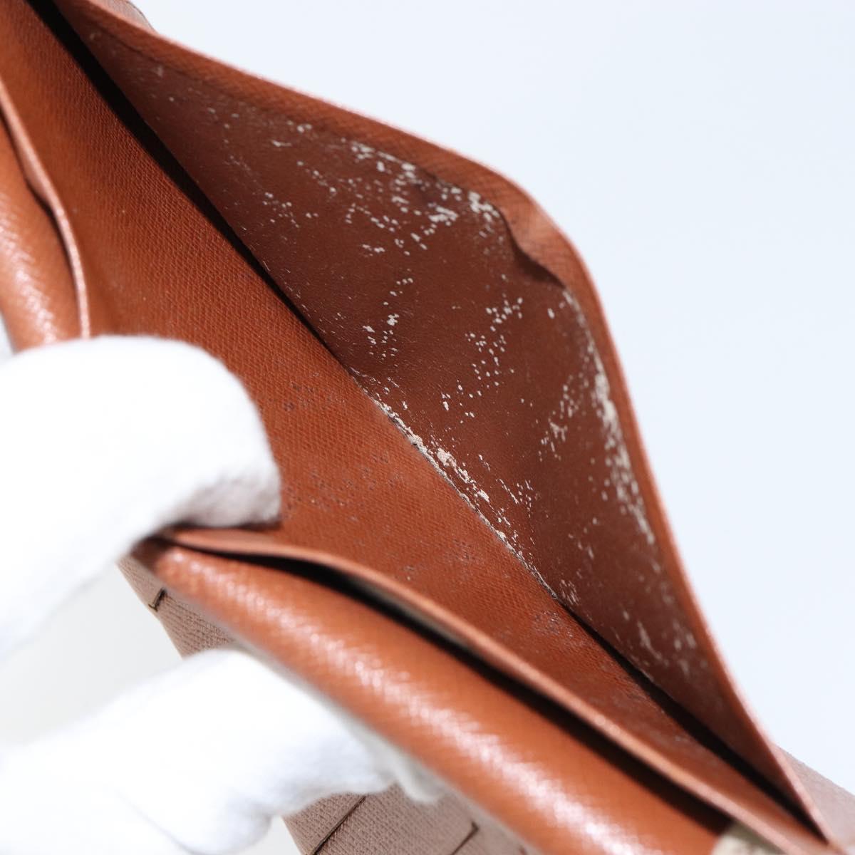 LOUIS VUITTON Monogram Porte Cartes Credit En Billfold Wallet M60825 Auth th6495