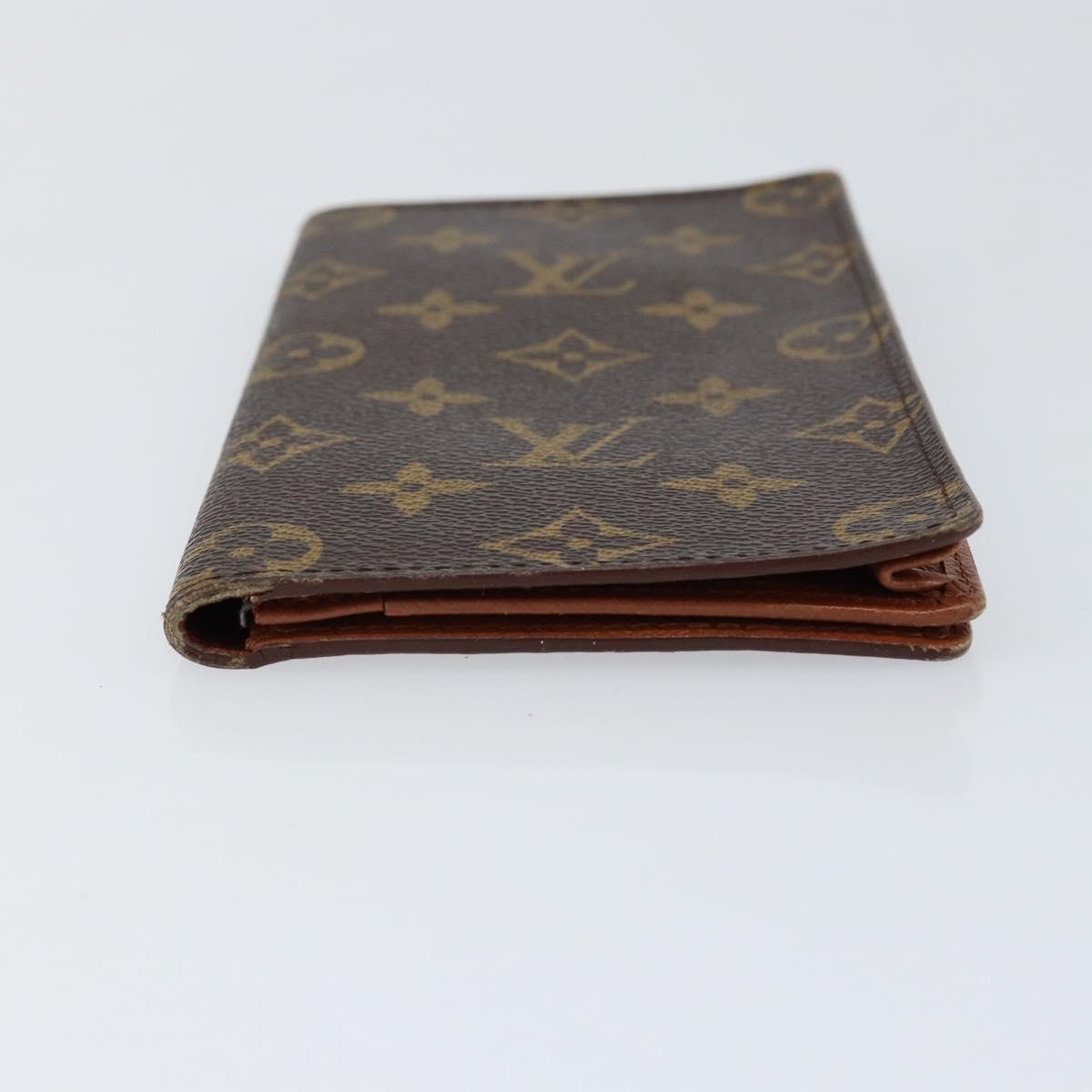 LOUIS VUITTON Monogram Porte Cartes Credit En Billfold Wallet M60825 Auth th6495