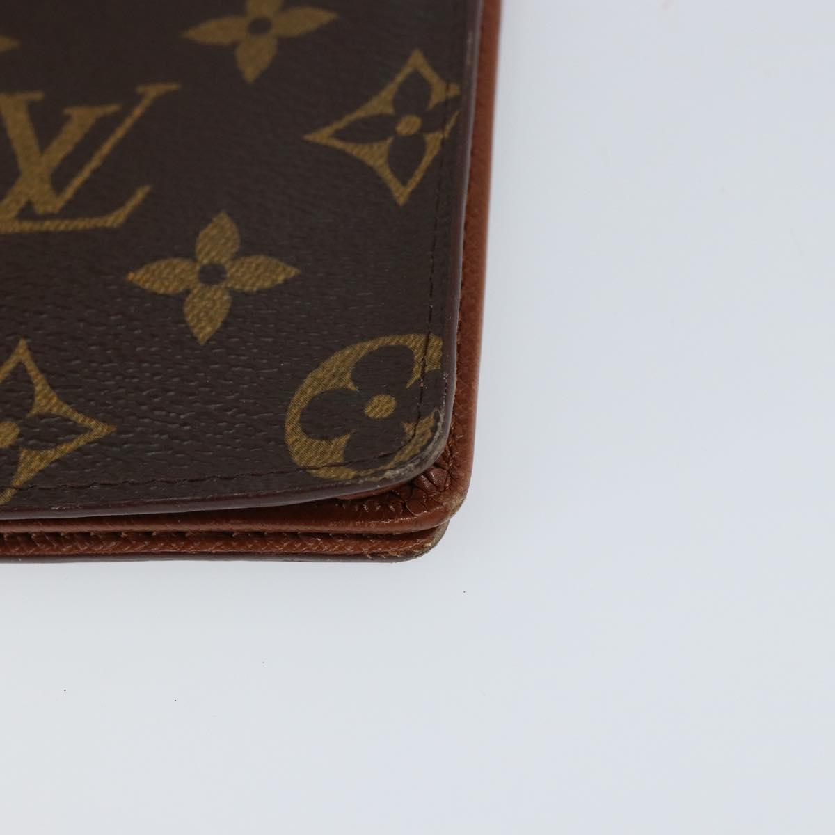 LOUIS VUITTON Monogram Porte Cartes Credit En Billfold Wallet M60825 Auth th6495