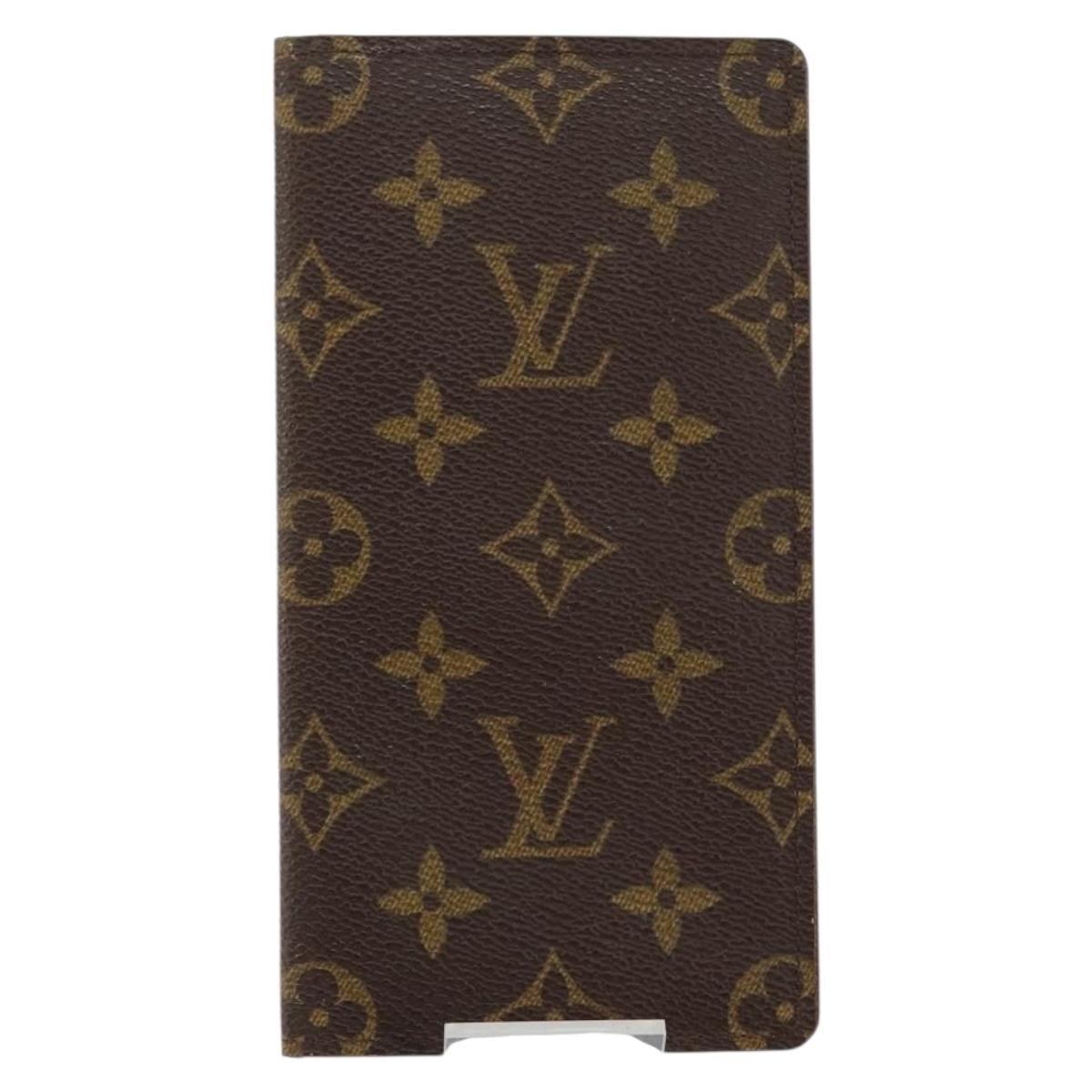 LOUIS VUITTON Monogram Agenda Oriental Day Planner Cover R20008 LV Auth th6497