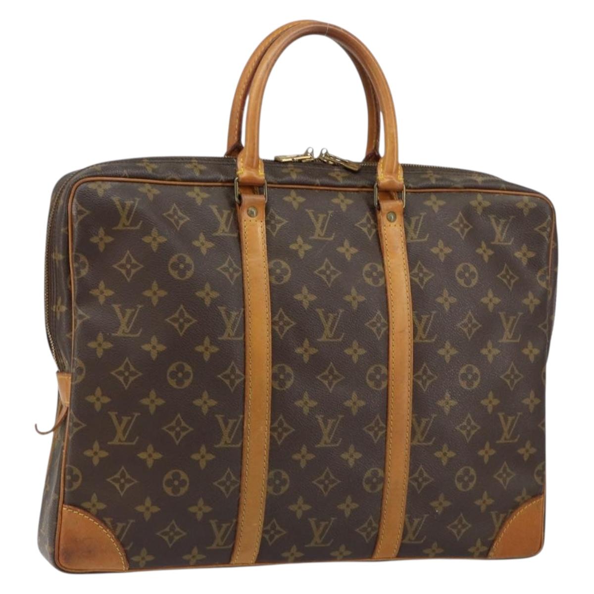 LOUIS VUITTON Monogram Porte Documents Voyage Business Bag M53361 LV Auth th6503