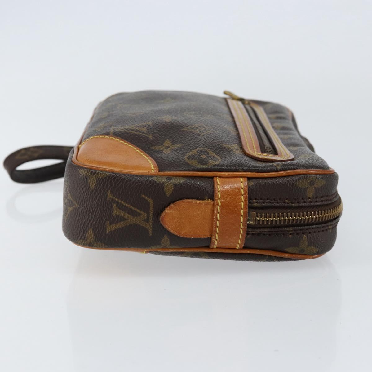 LOUIS VUITTON Monogram Marly Dragonne GM Clutch Bag M51825 LV Auth th6504